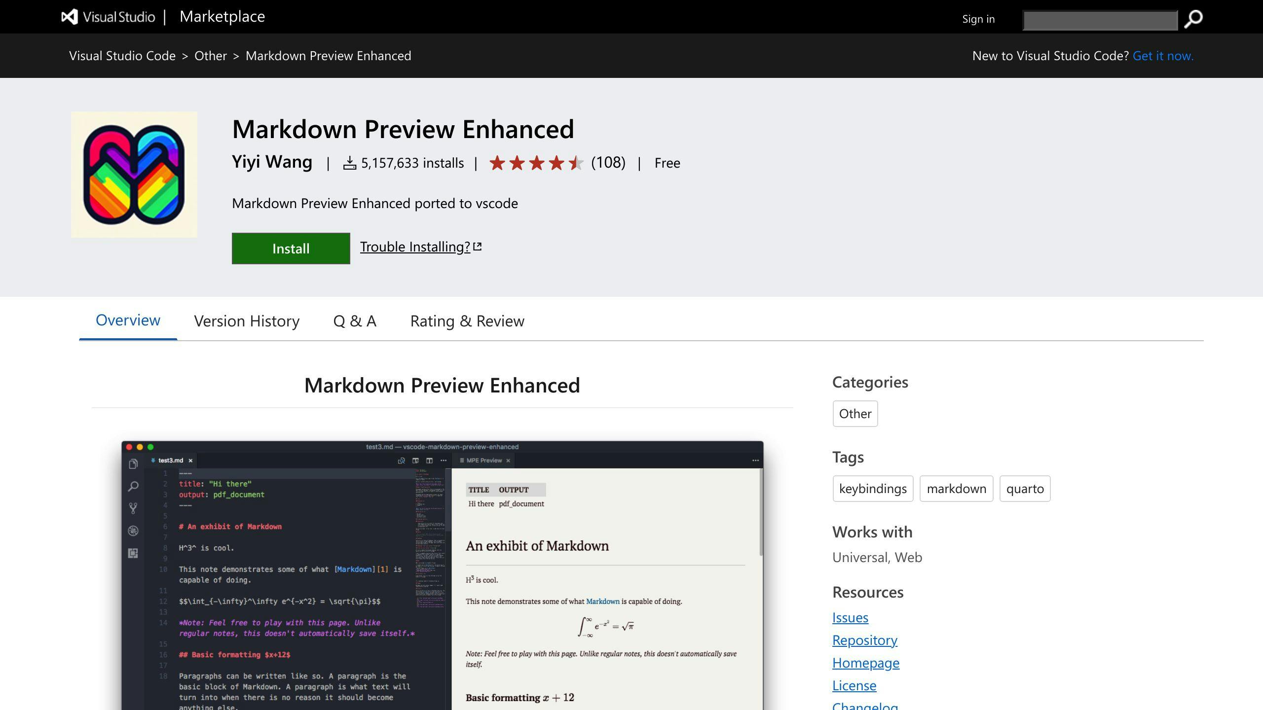 Markdown Preview Enhanced