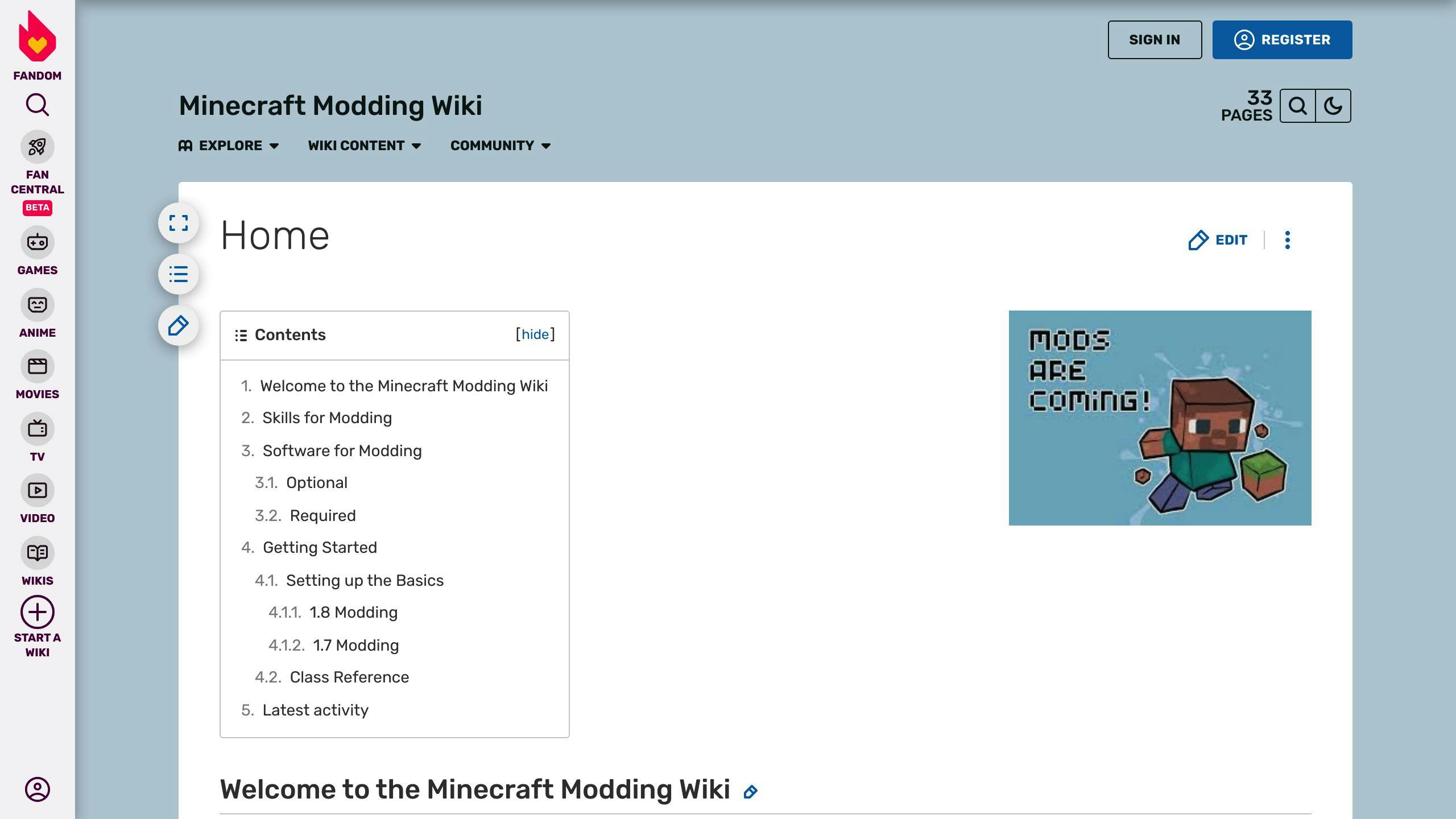 Minecraft Modding Wiki