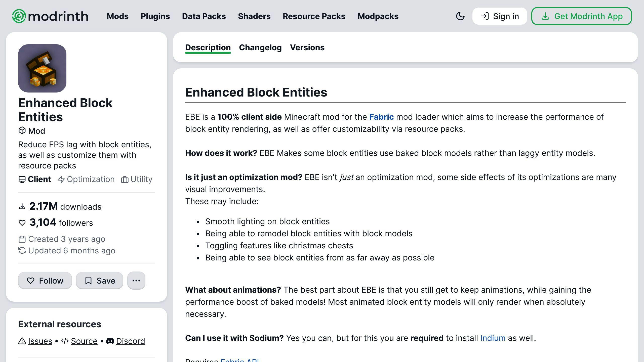 Enhanced Block Entities