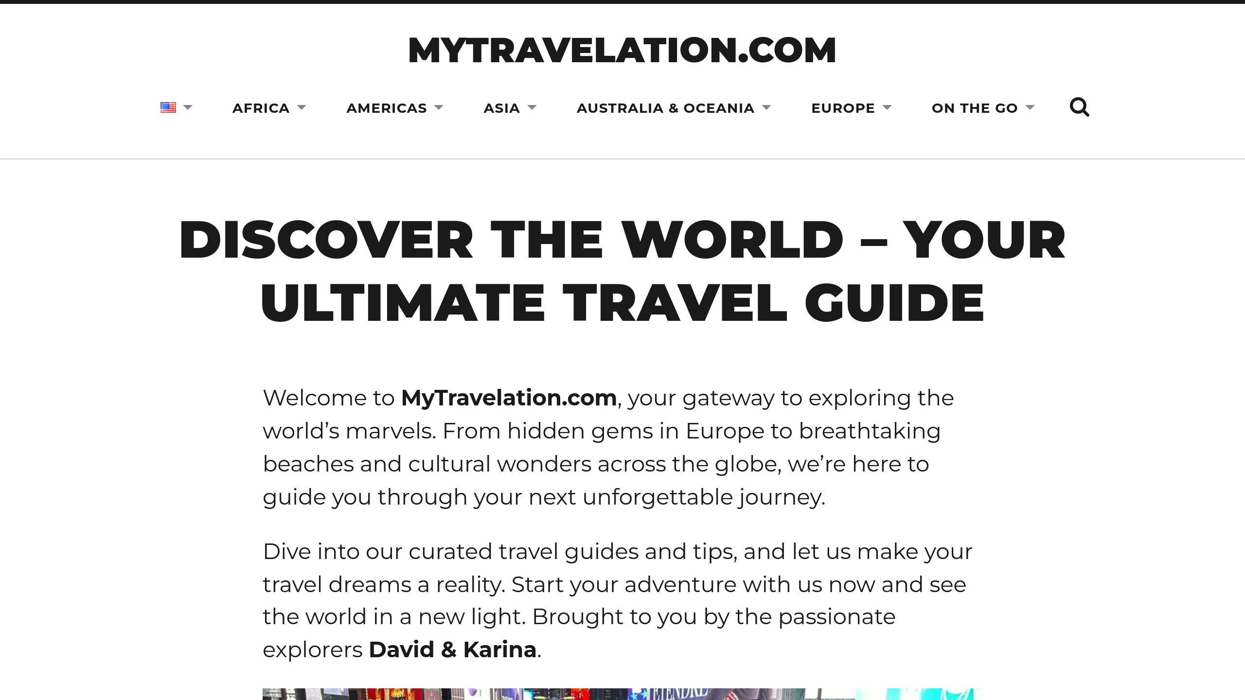 MyTravelation's Packing List Generator