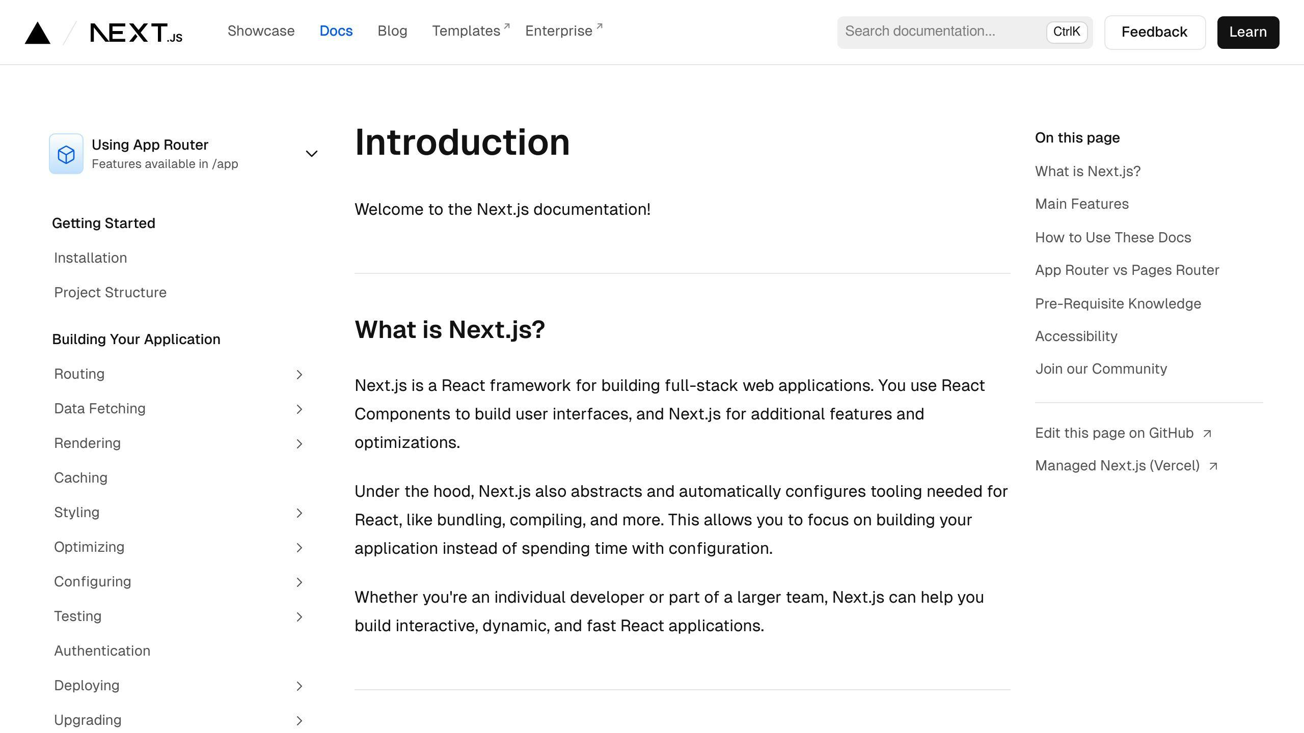 Next.js Documentation