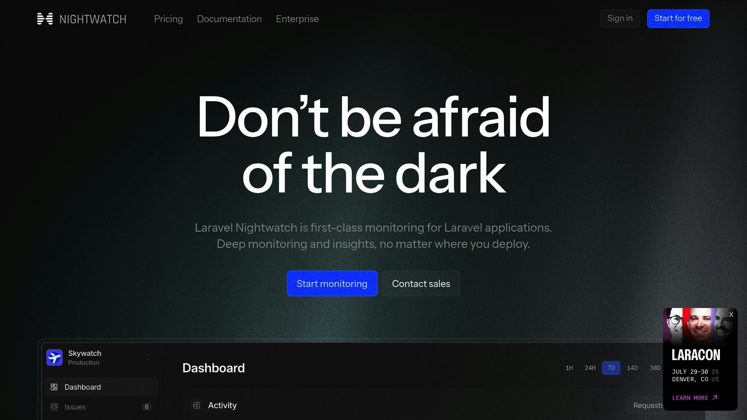 Laravel Nightwatch