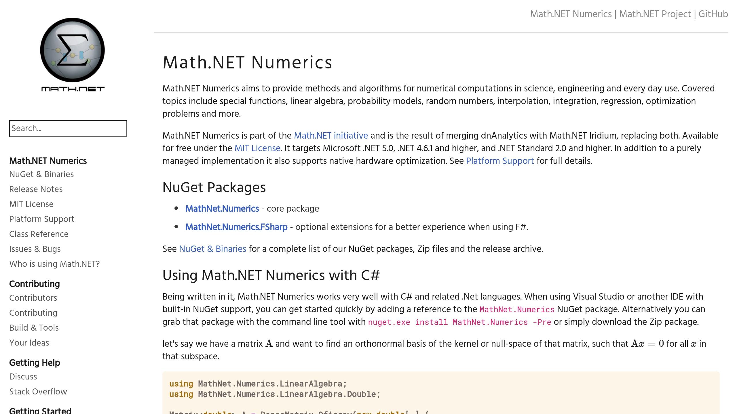 Math.NET