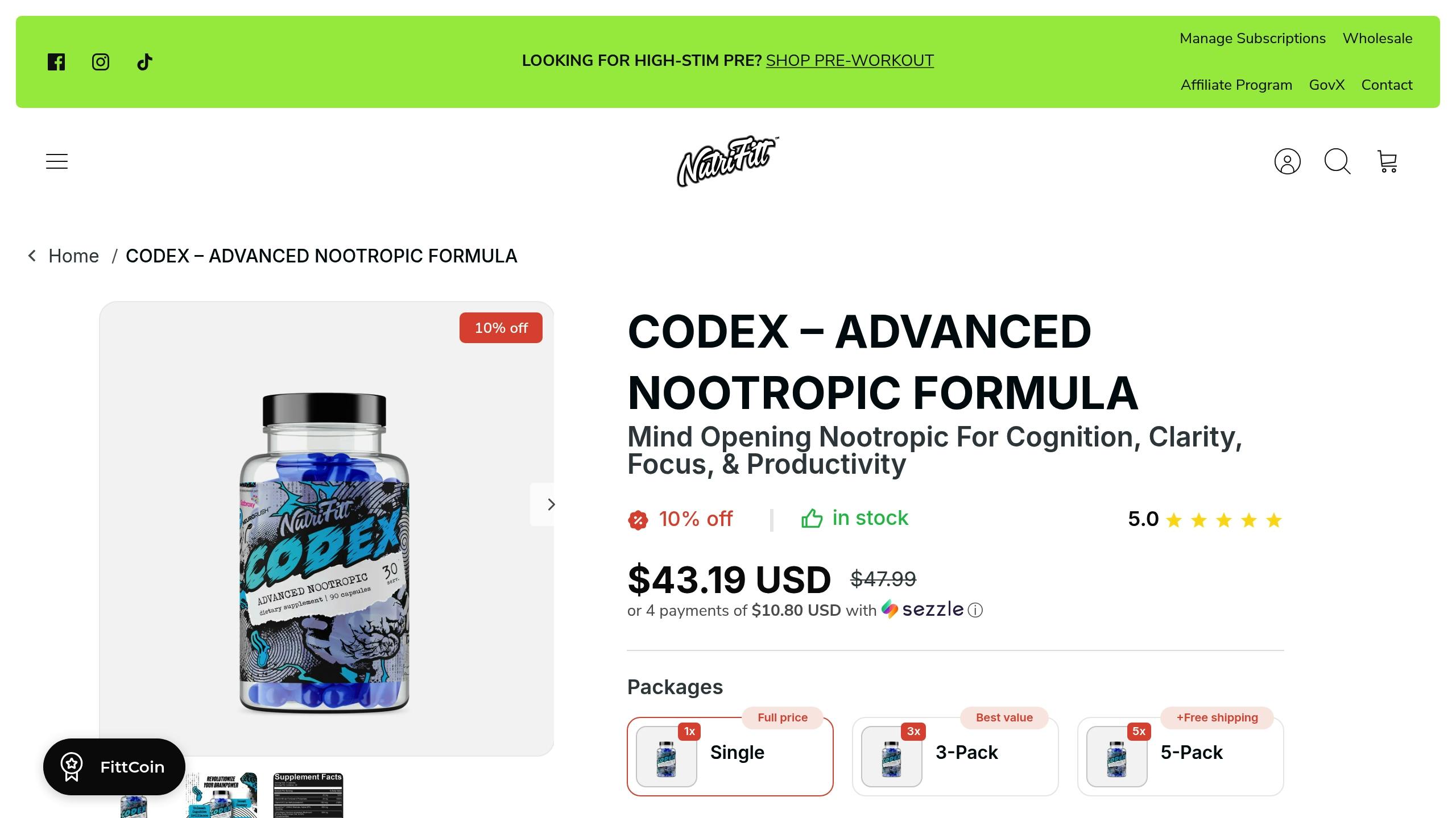 CODEX Nootropic