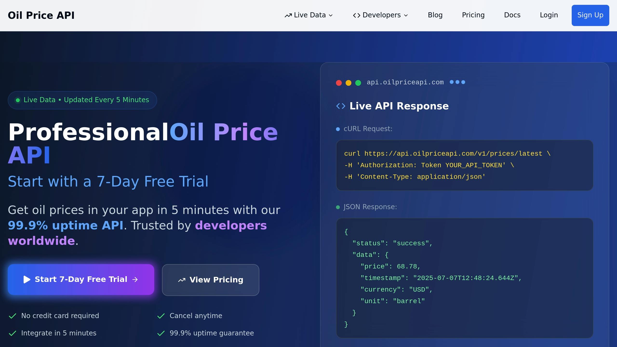 OilpriceAPI
