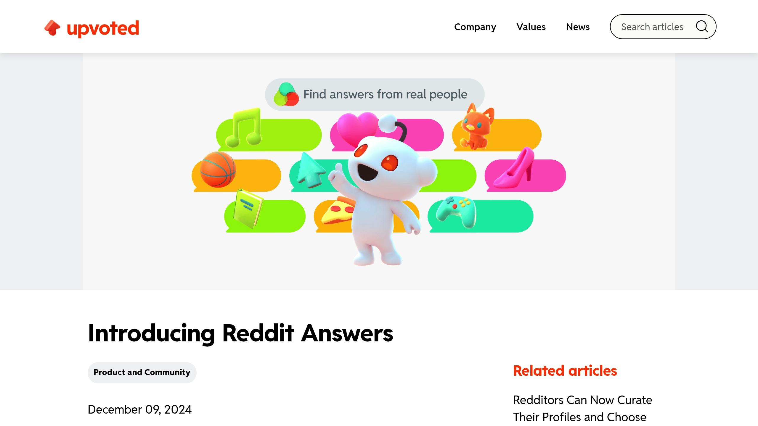Reddit Answers