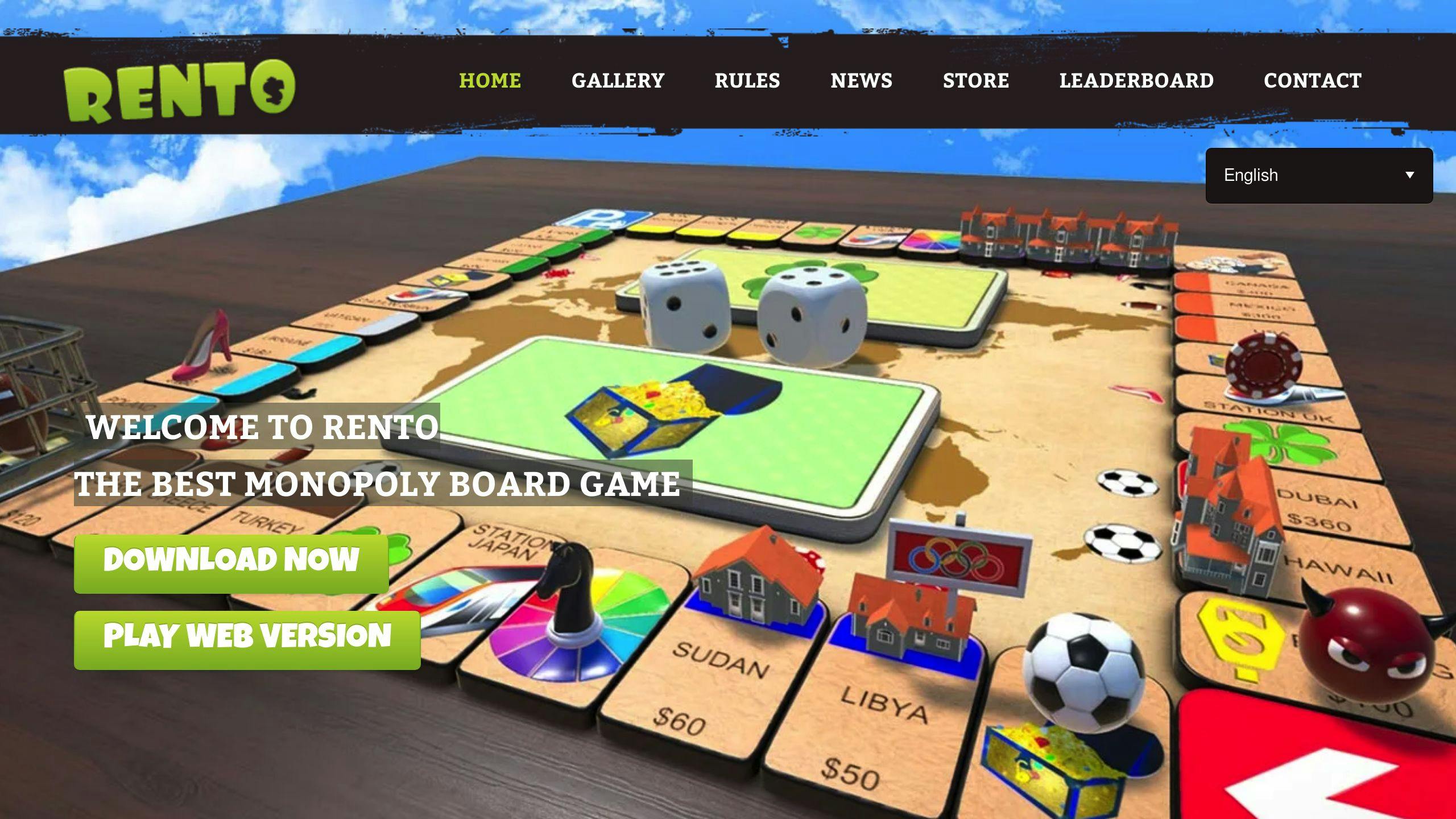 Rento Online Dice Board Game