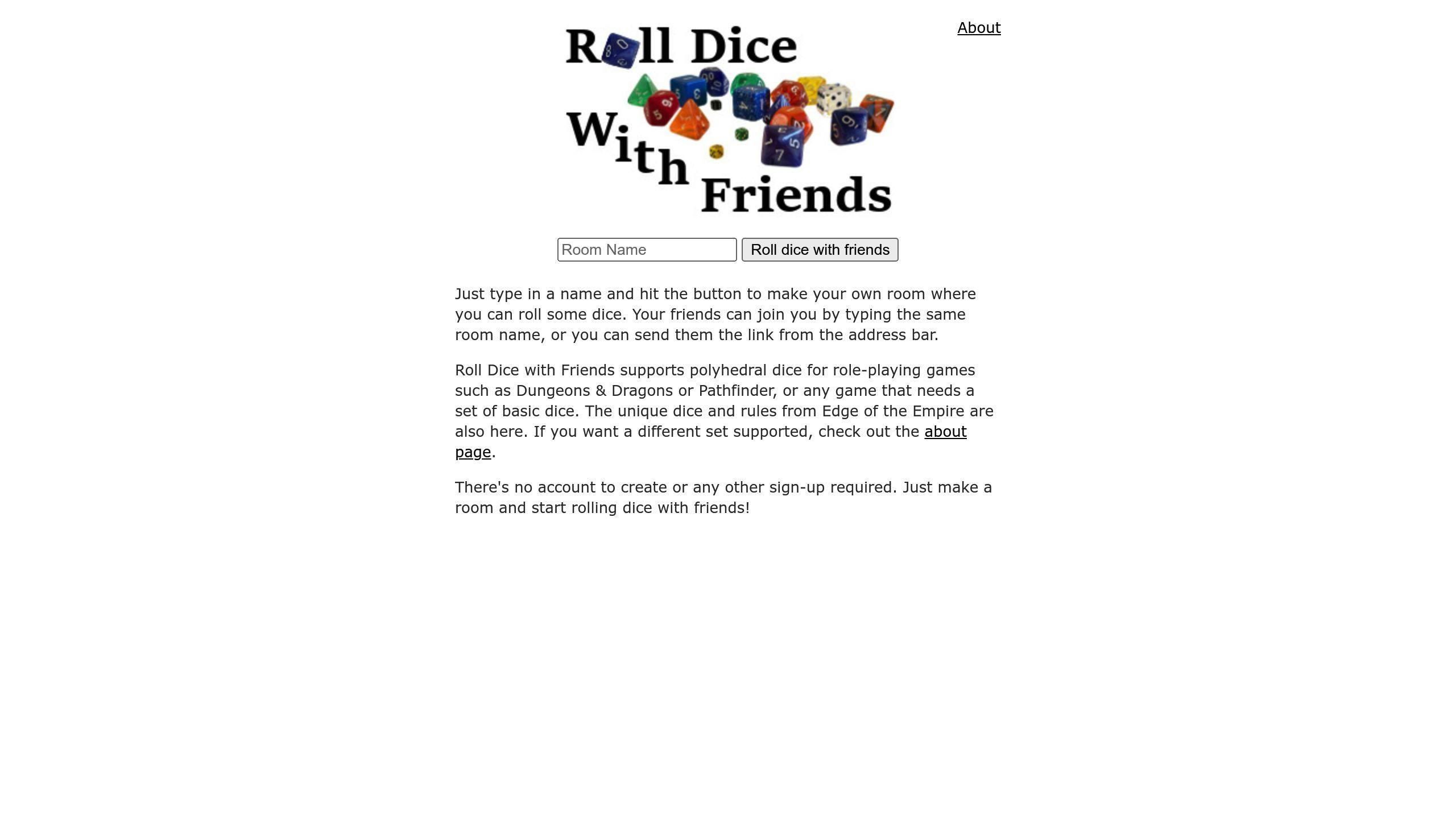 Roll Dice With Friends