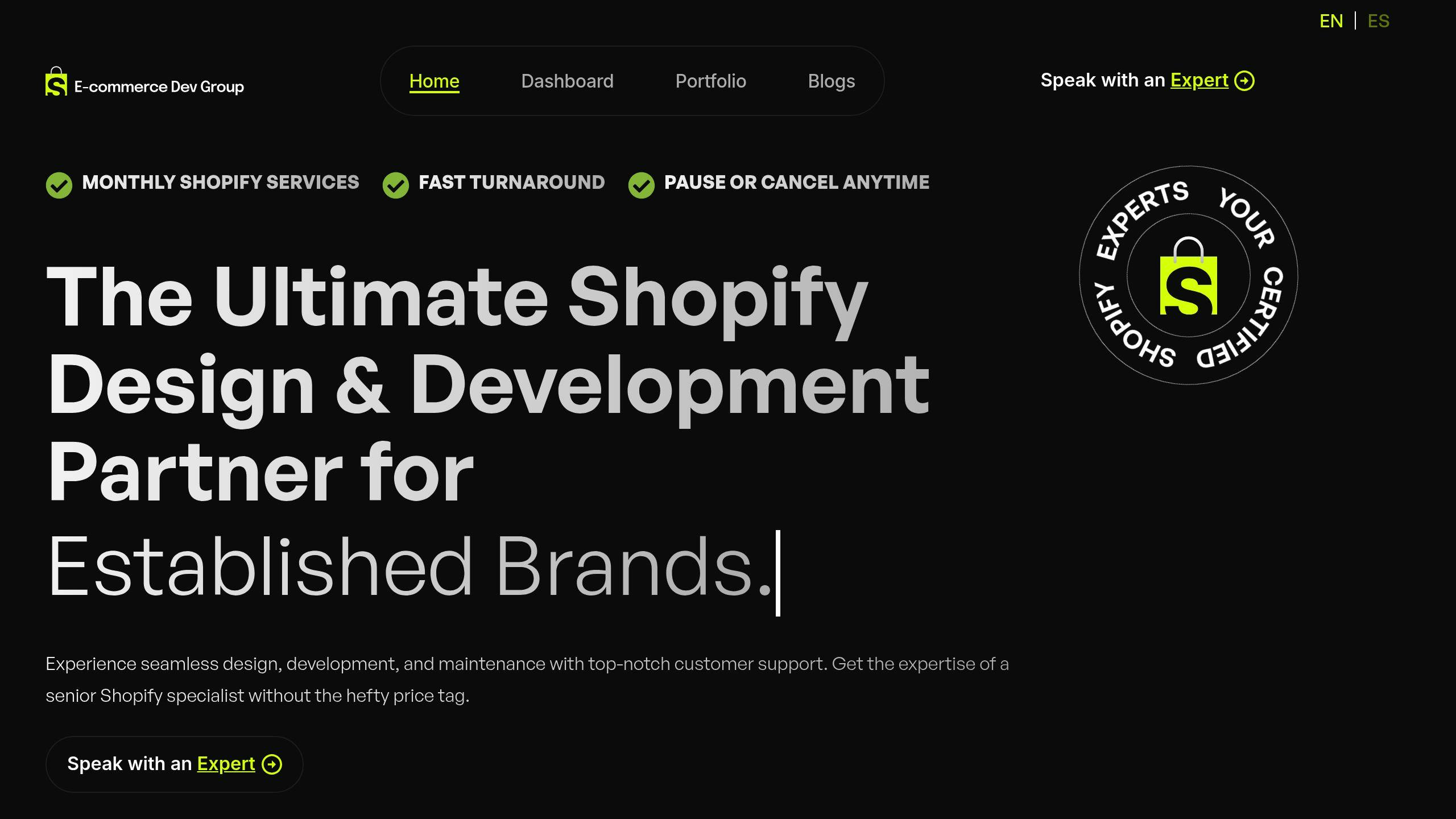 E-commerce Dev Group