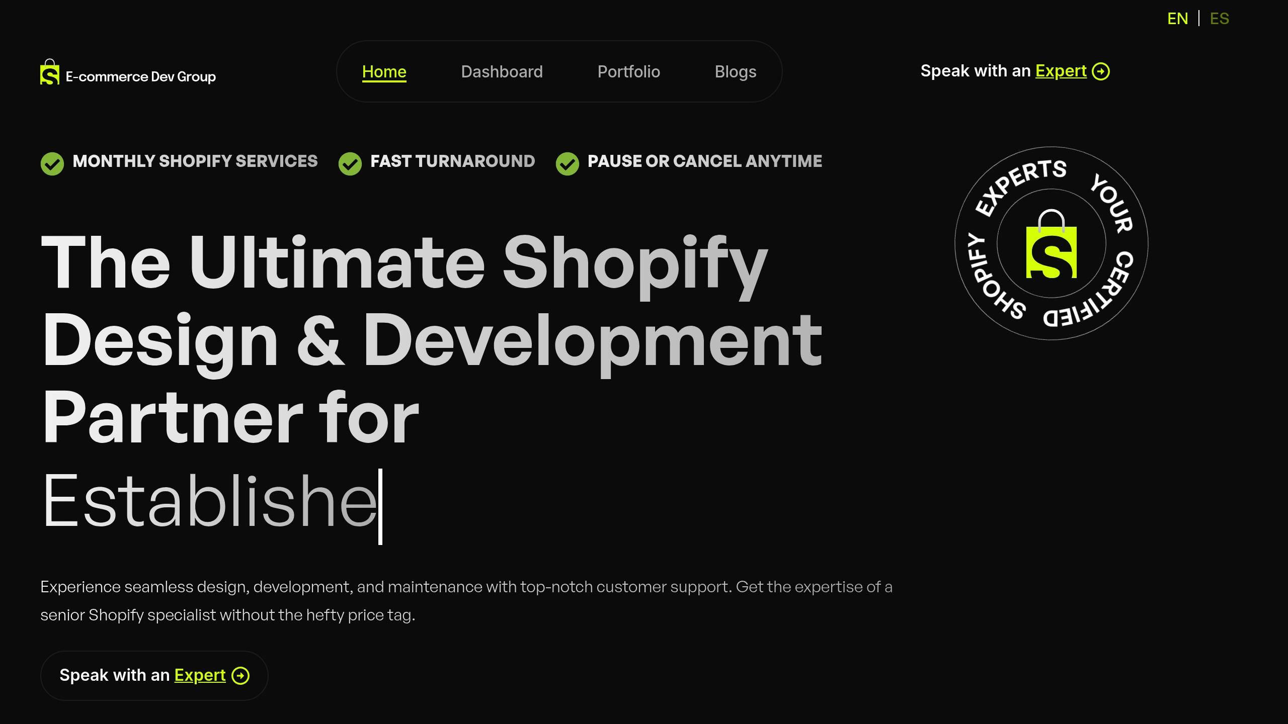 E-commerce Dev Group