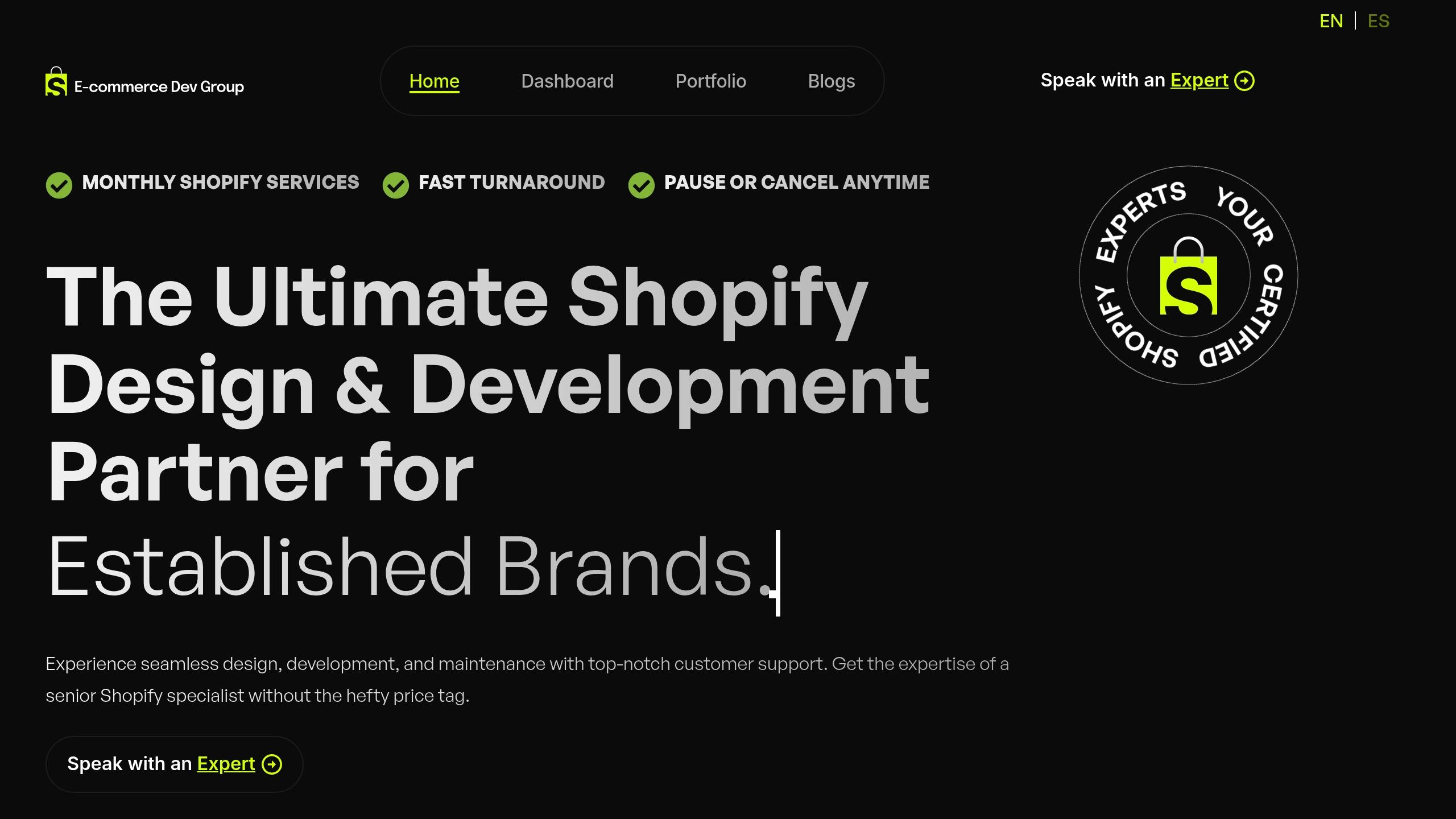 E-commerce Dev Group