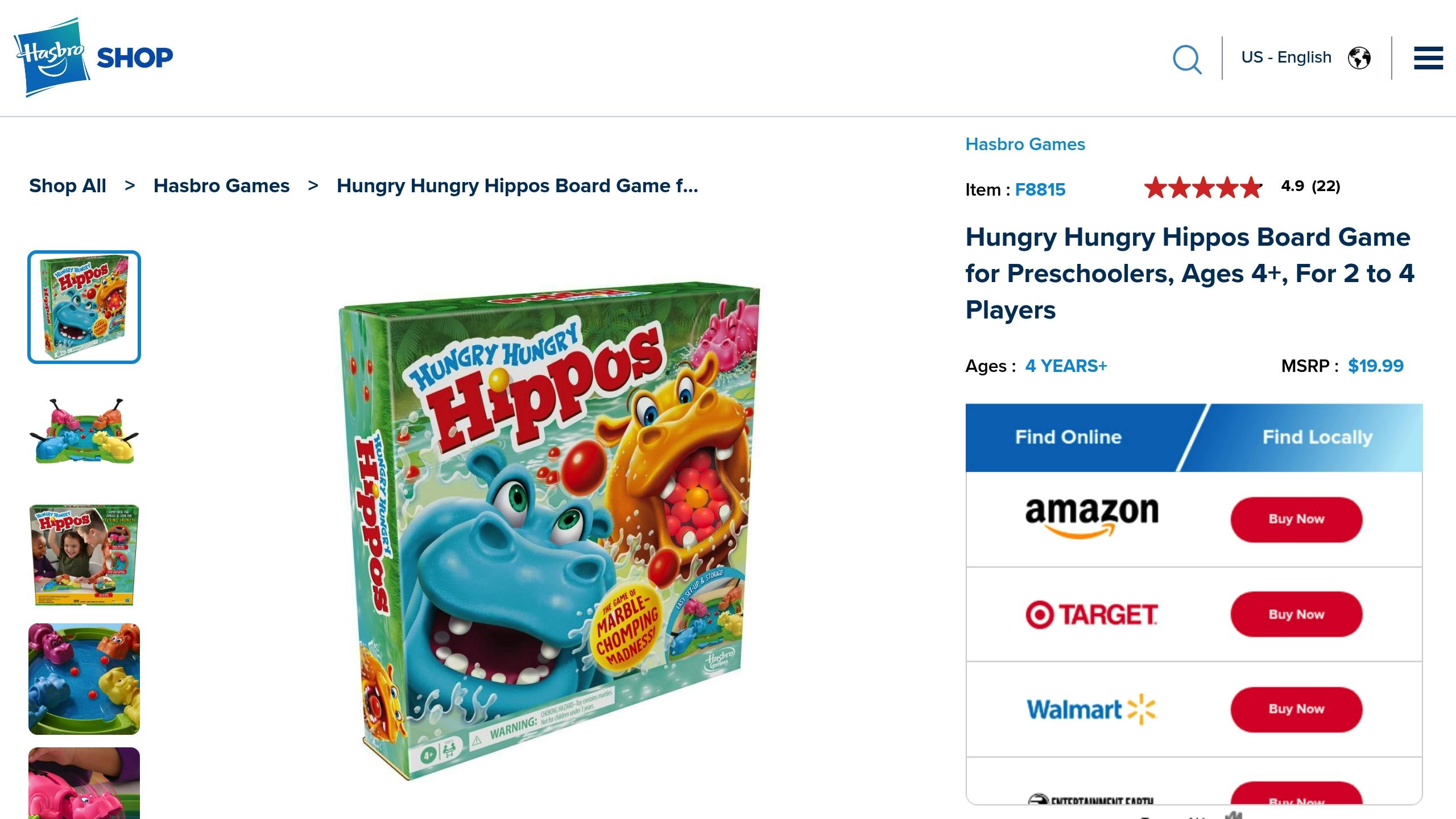 Hungry Hungry Hippos