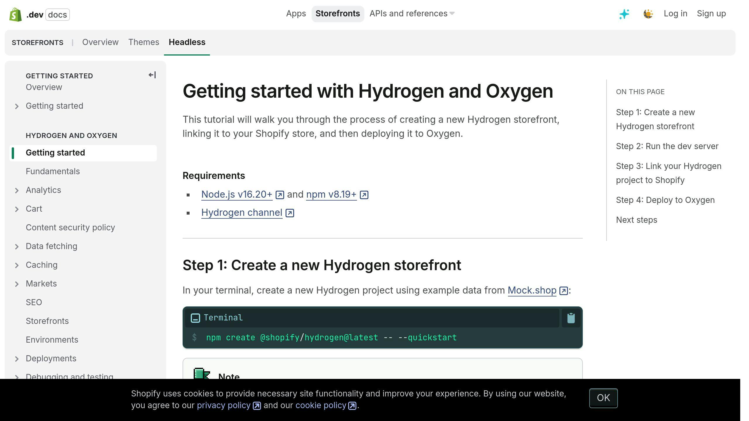 Shopify Hydrogen