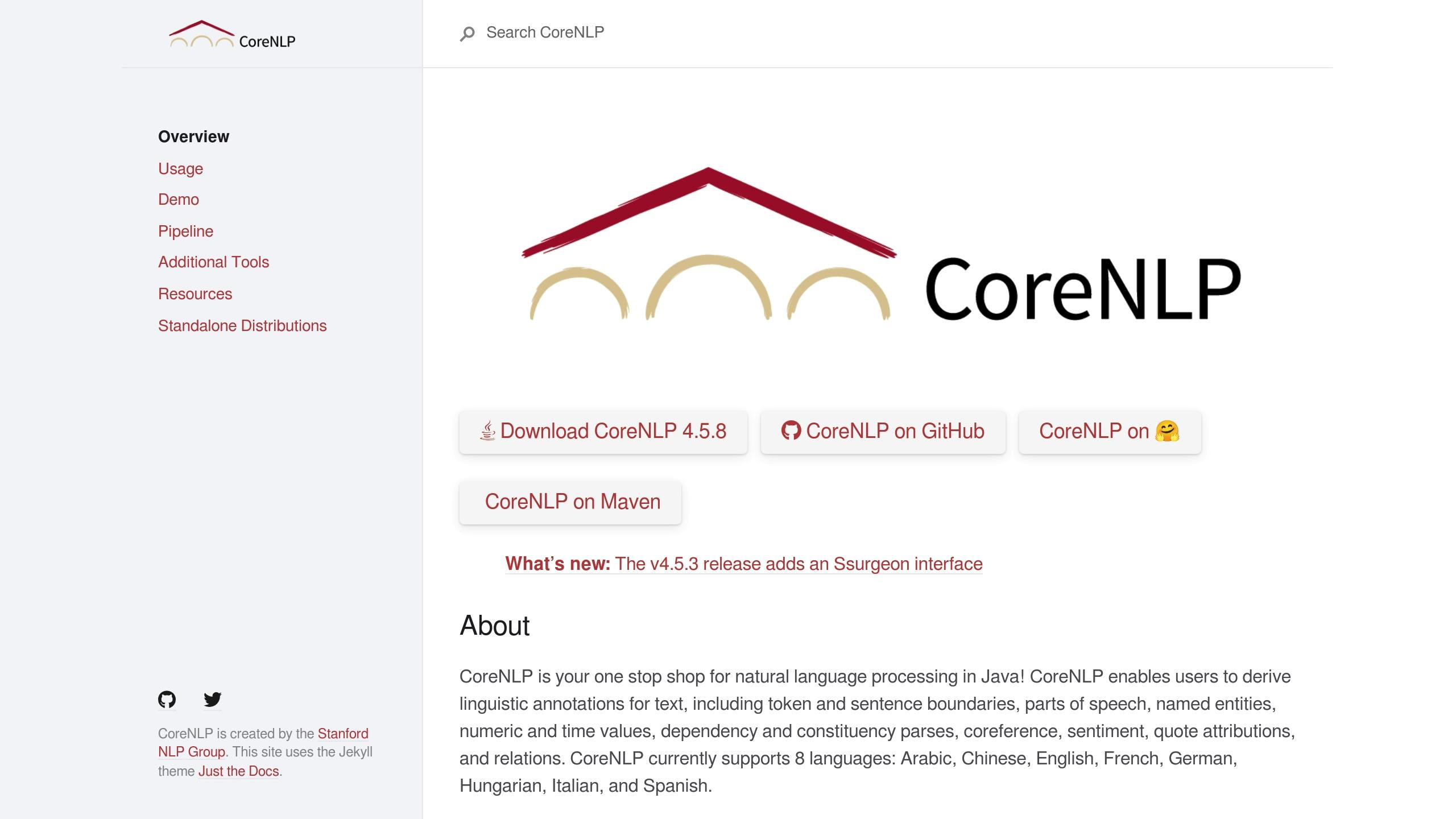 Stanford CoreNLP