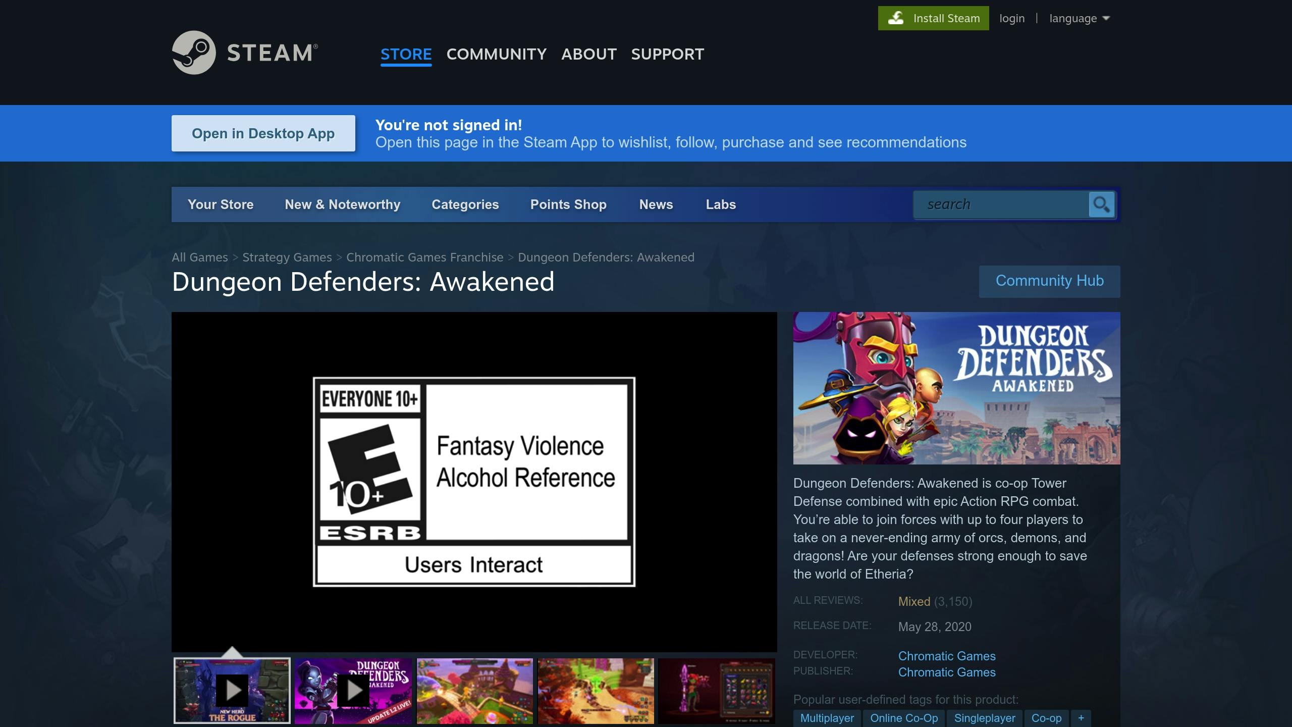 Dungeon Defenders: Awakened