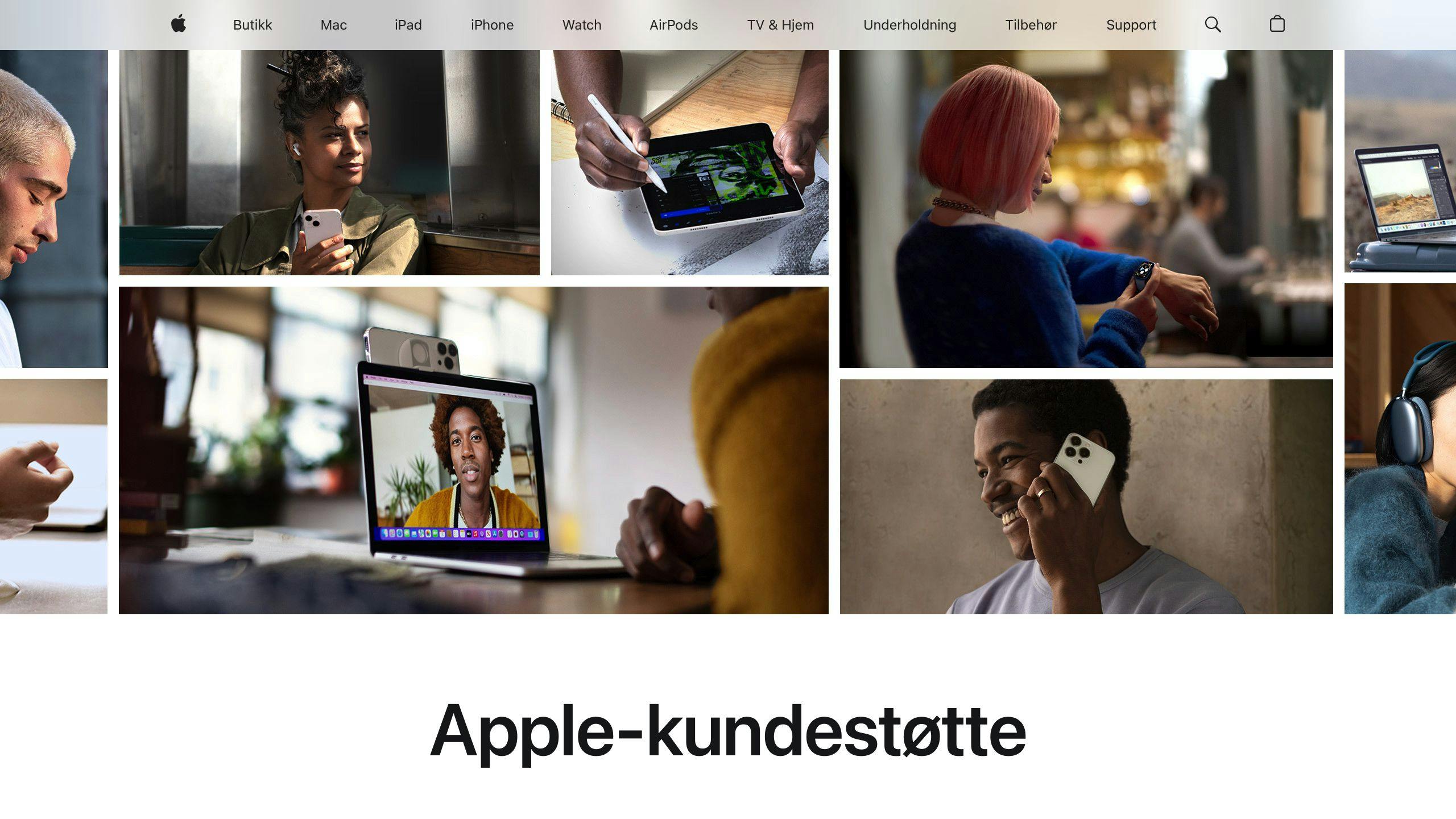 Apple-kundestøtte