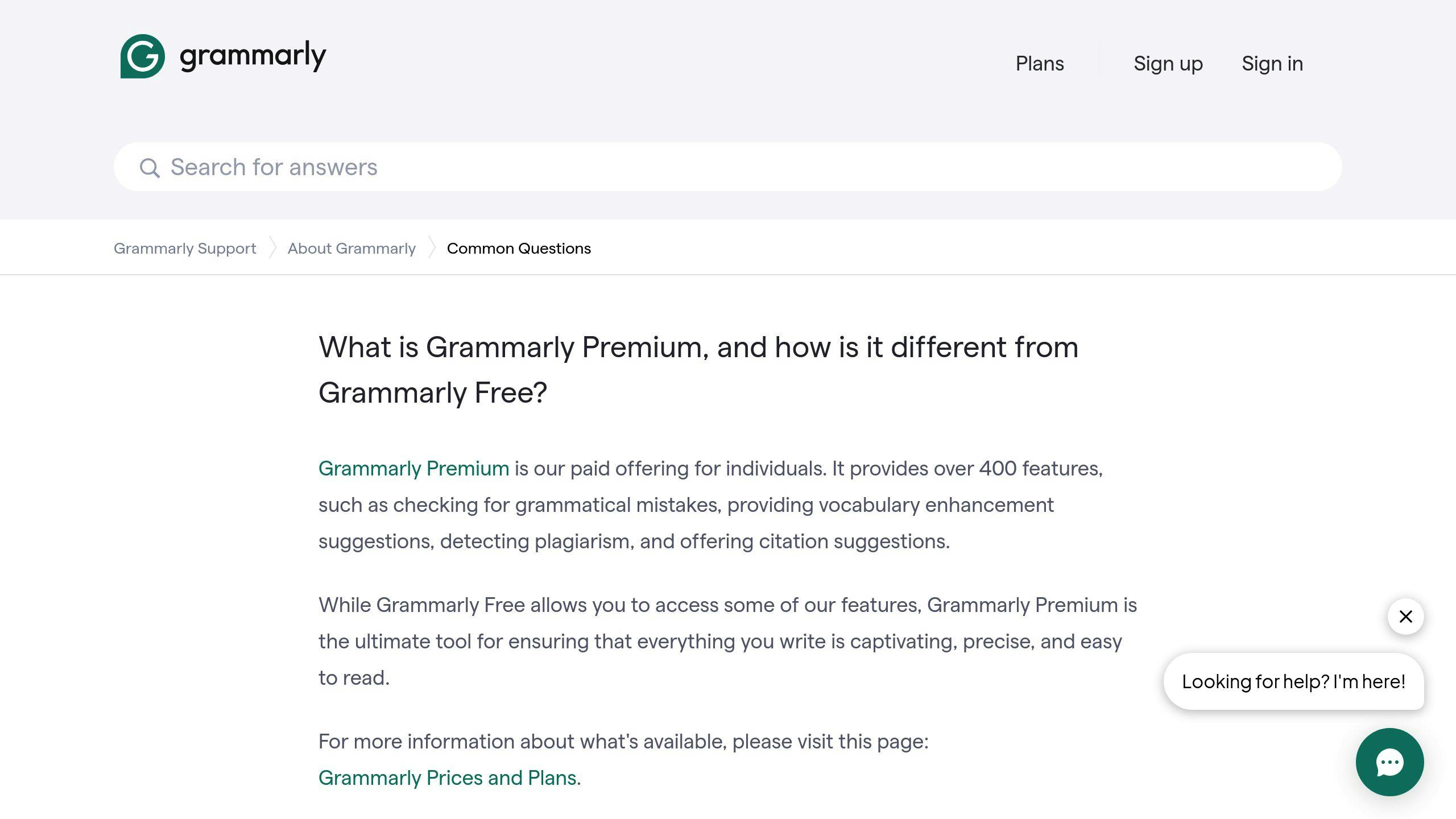 Grammarly Premium