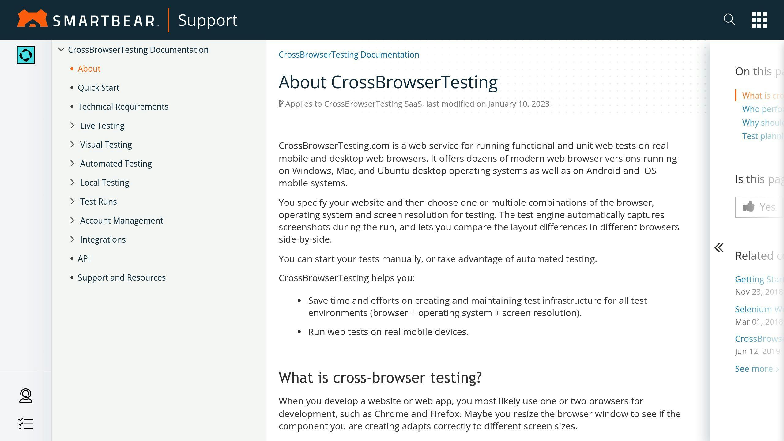 CrossBrowserTesting