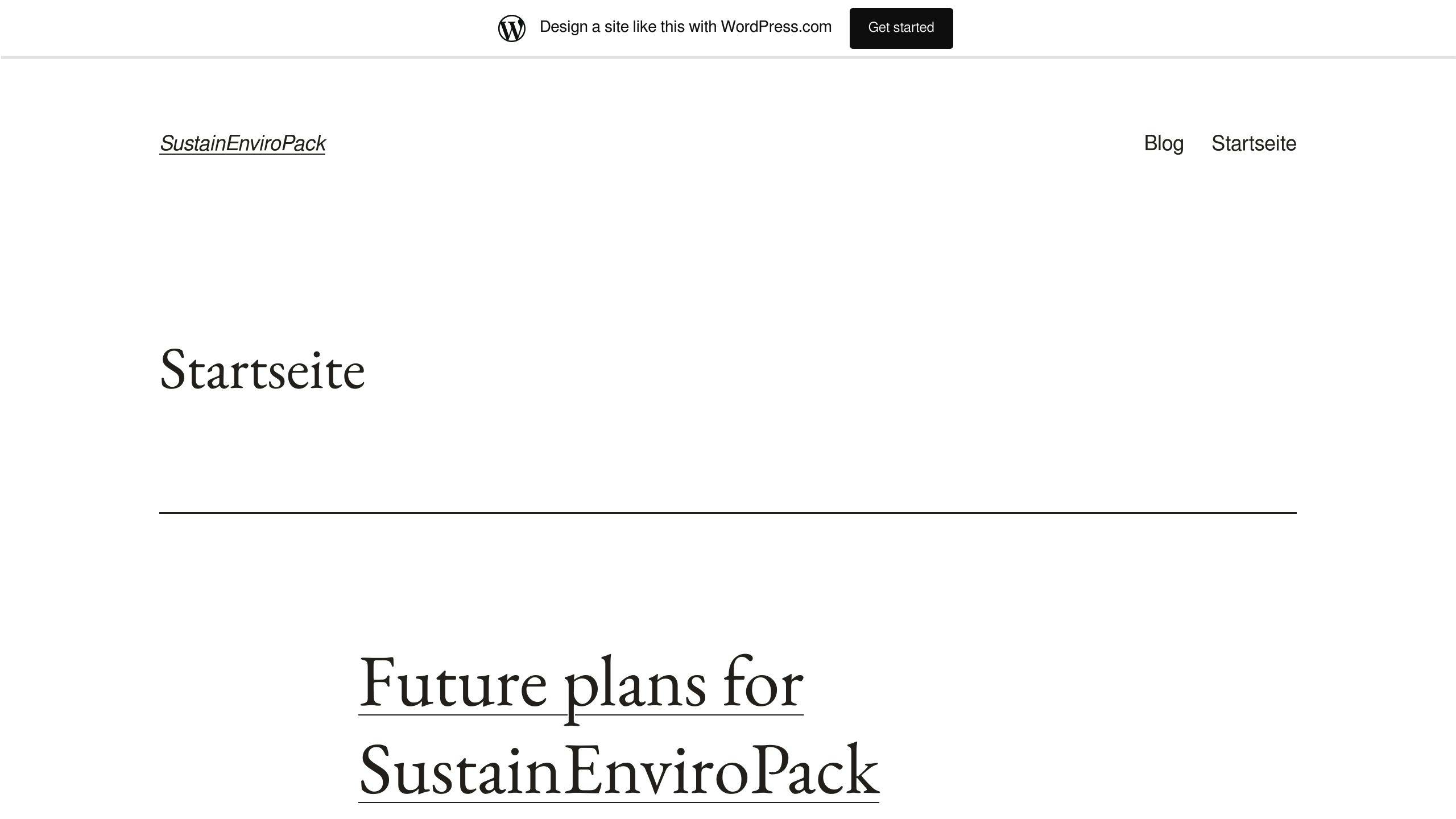 SustainEnviroPack