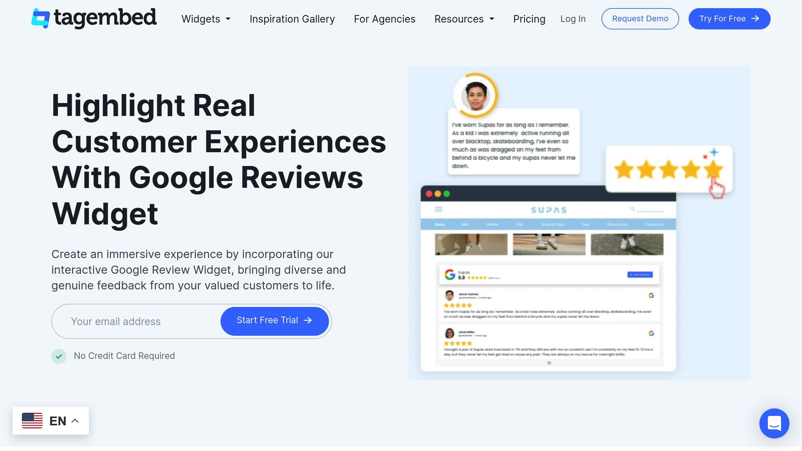 Tagembed Google Reviews Plugin