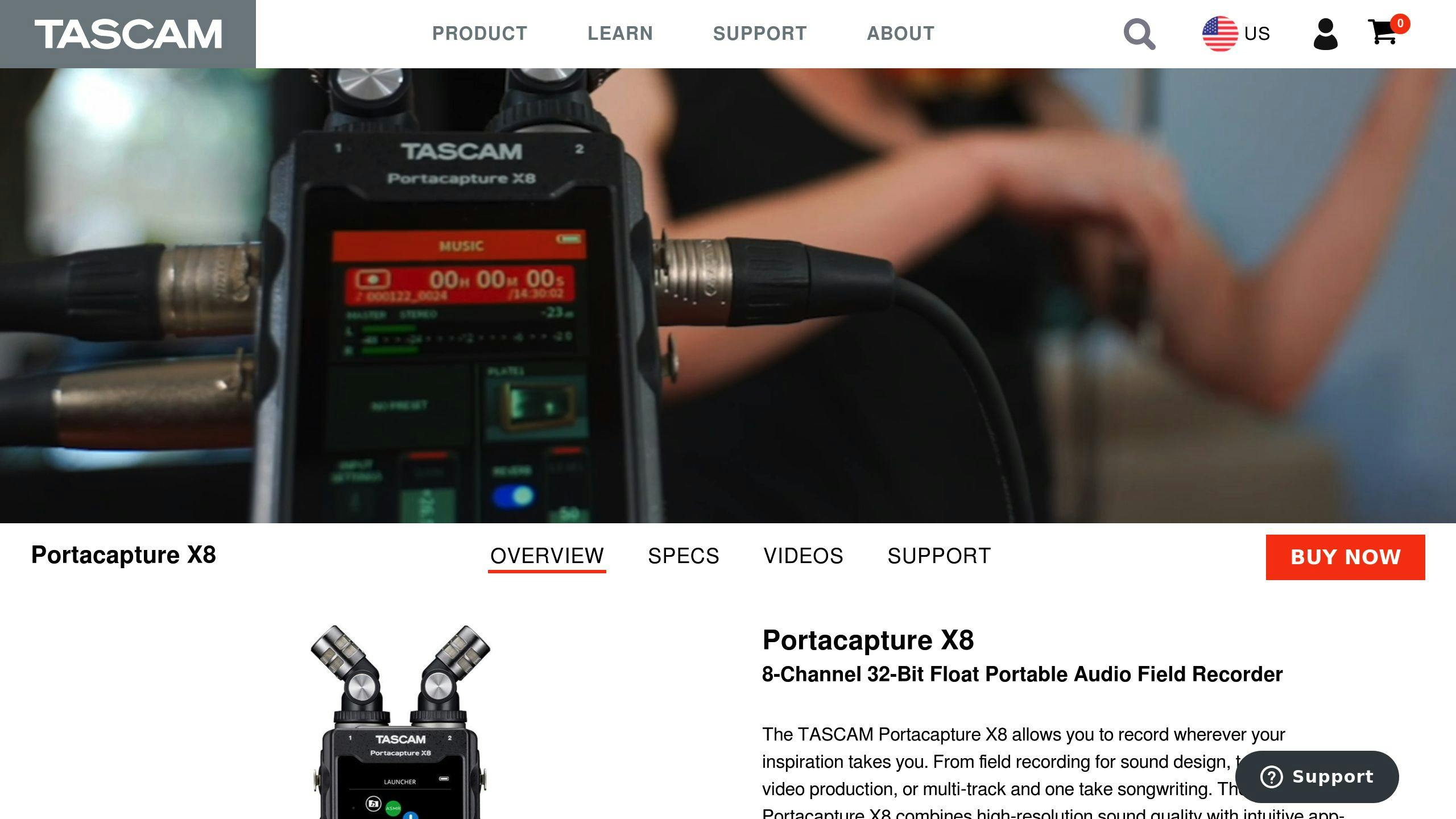 Tascam Portacapture X8