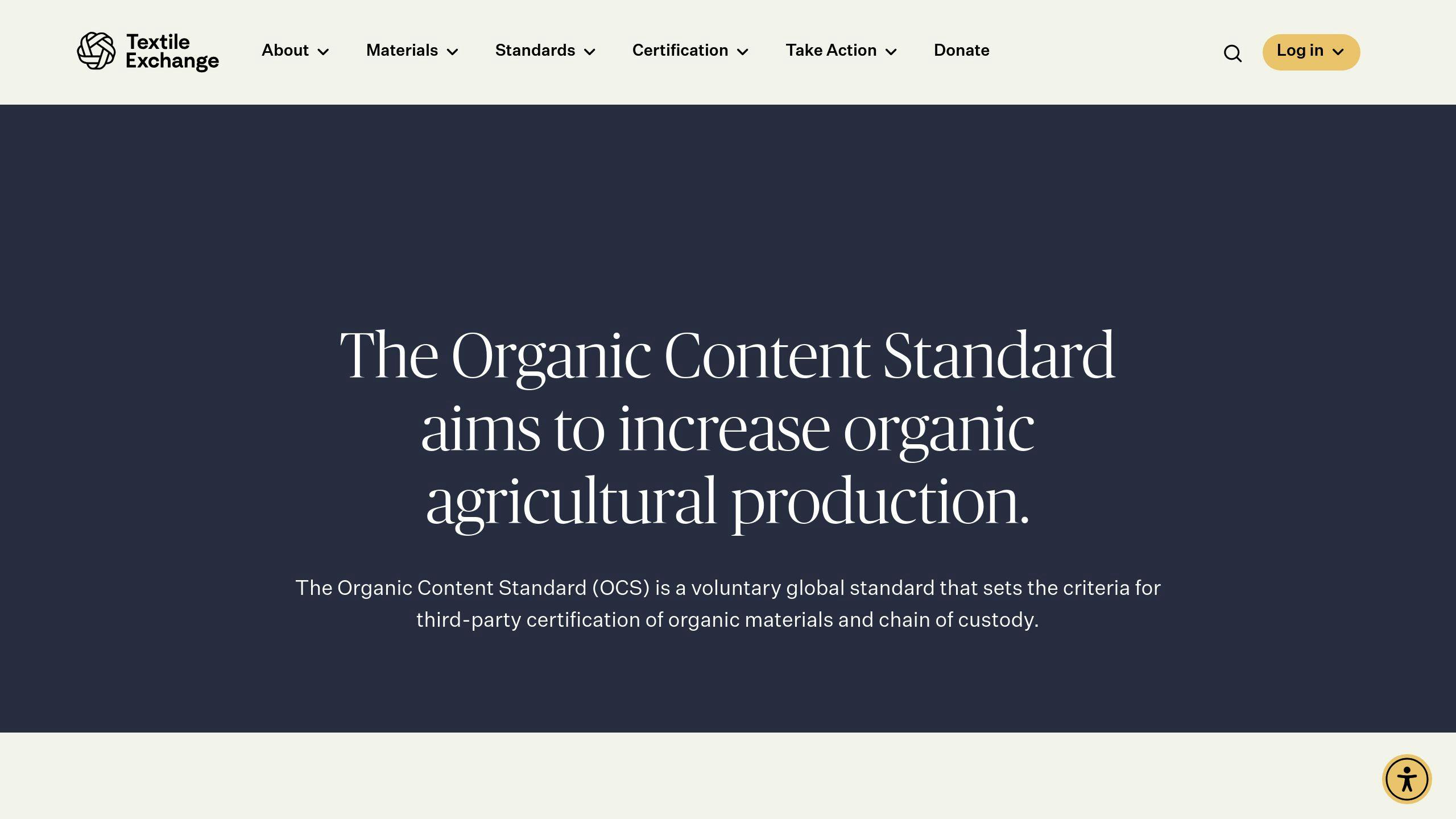 Organic Content Standard