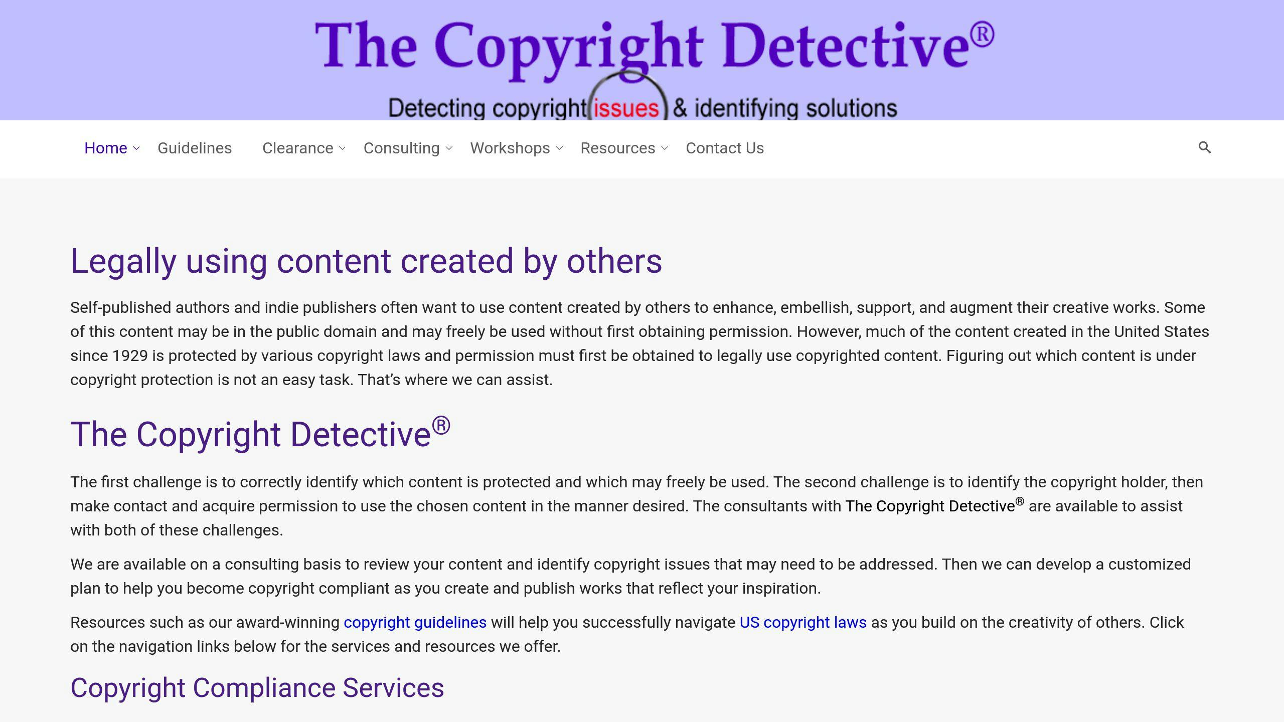 The Copyright Detective