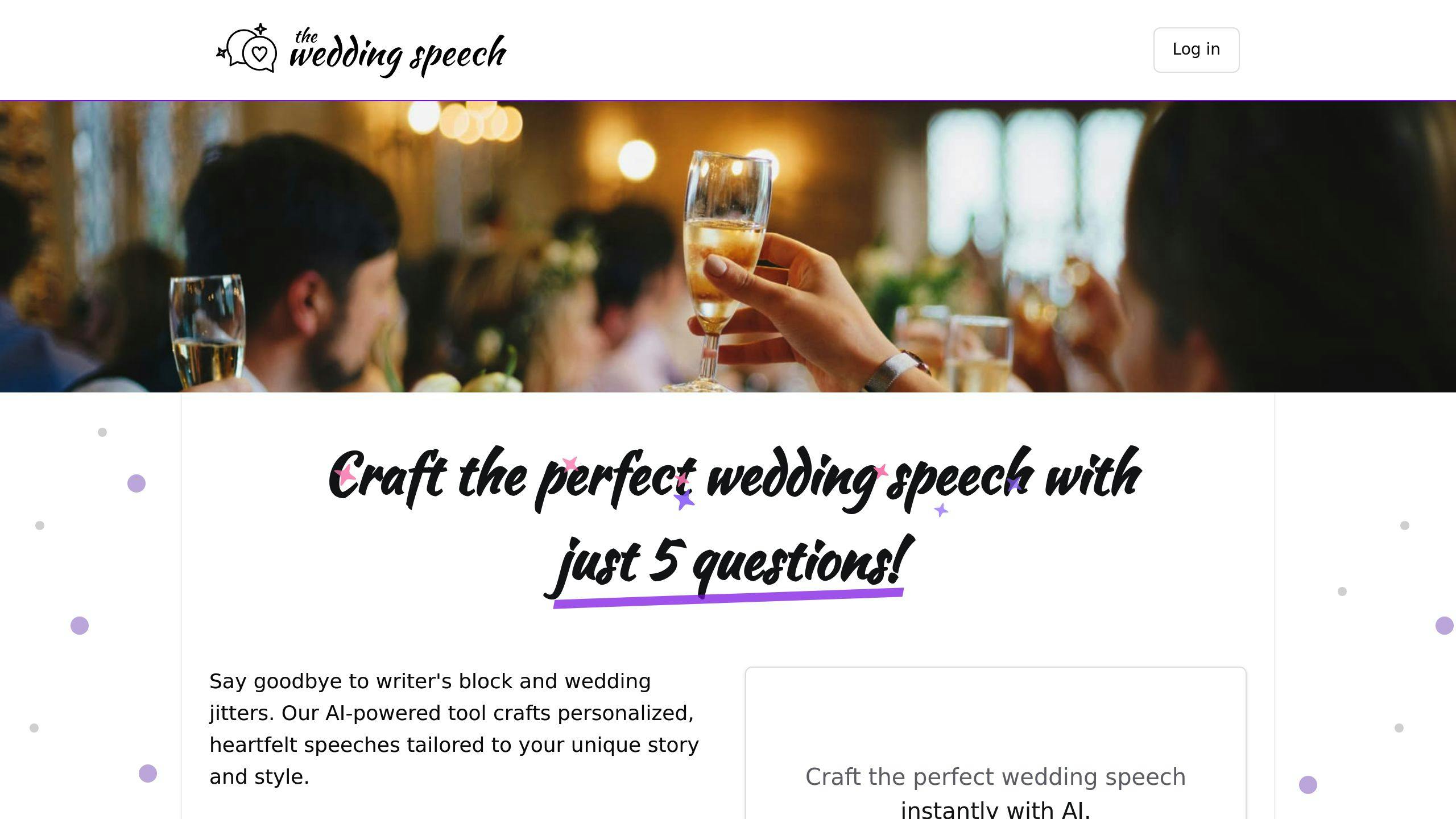 Wedding Speech AI