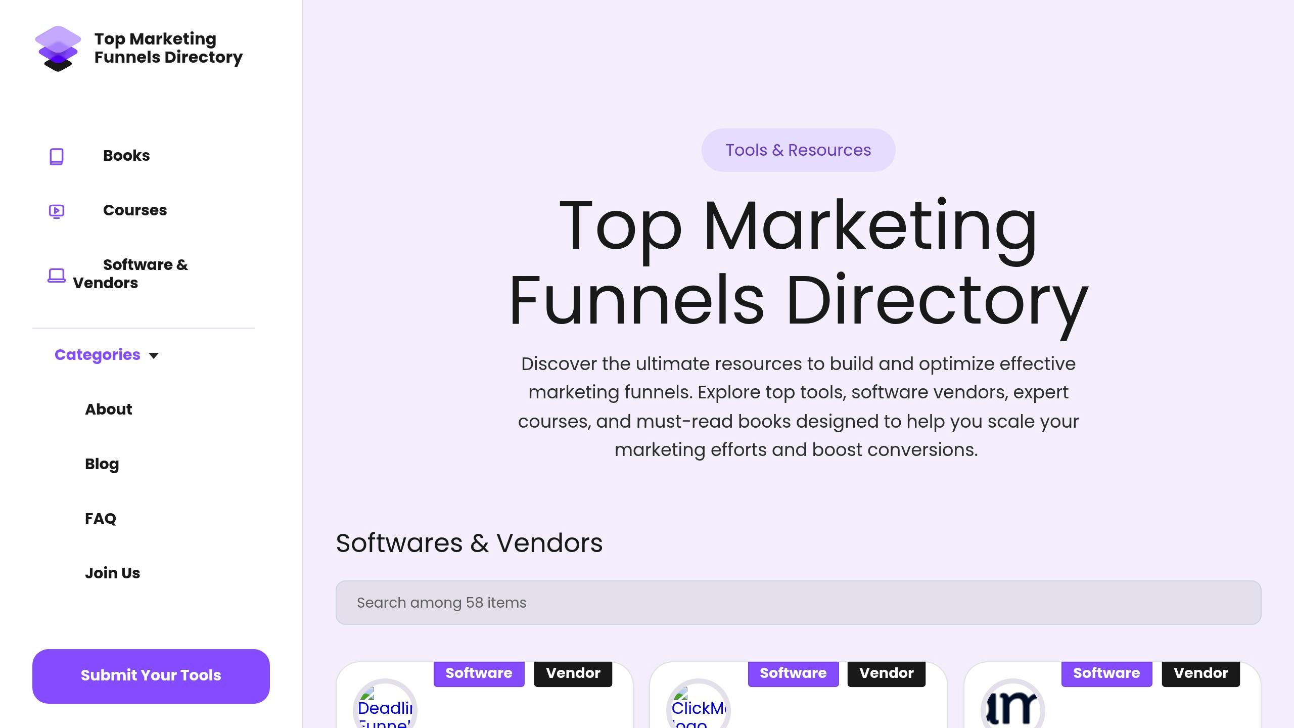 Marketing Funnels Directory