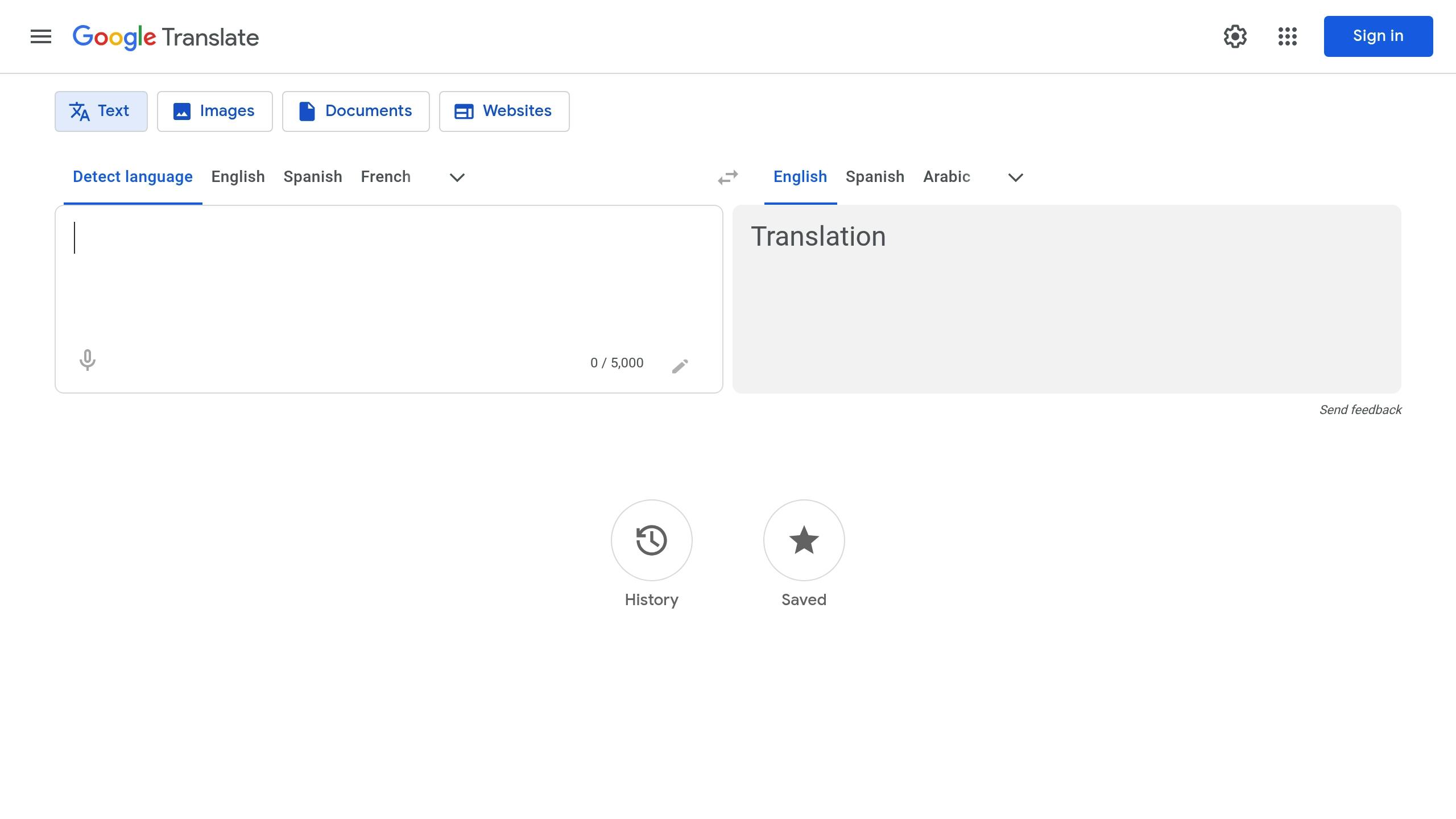 Meeting Translation: Google Translate