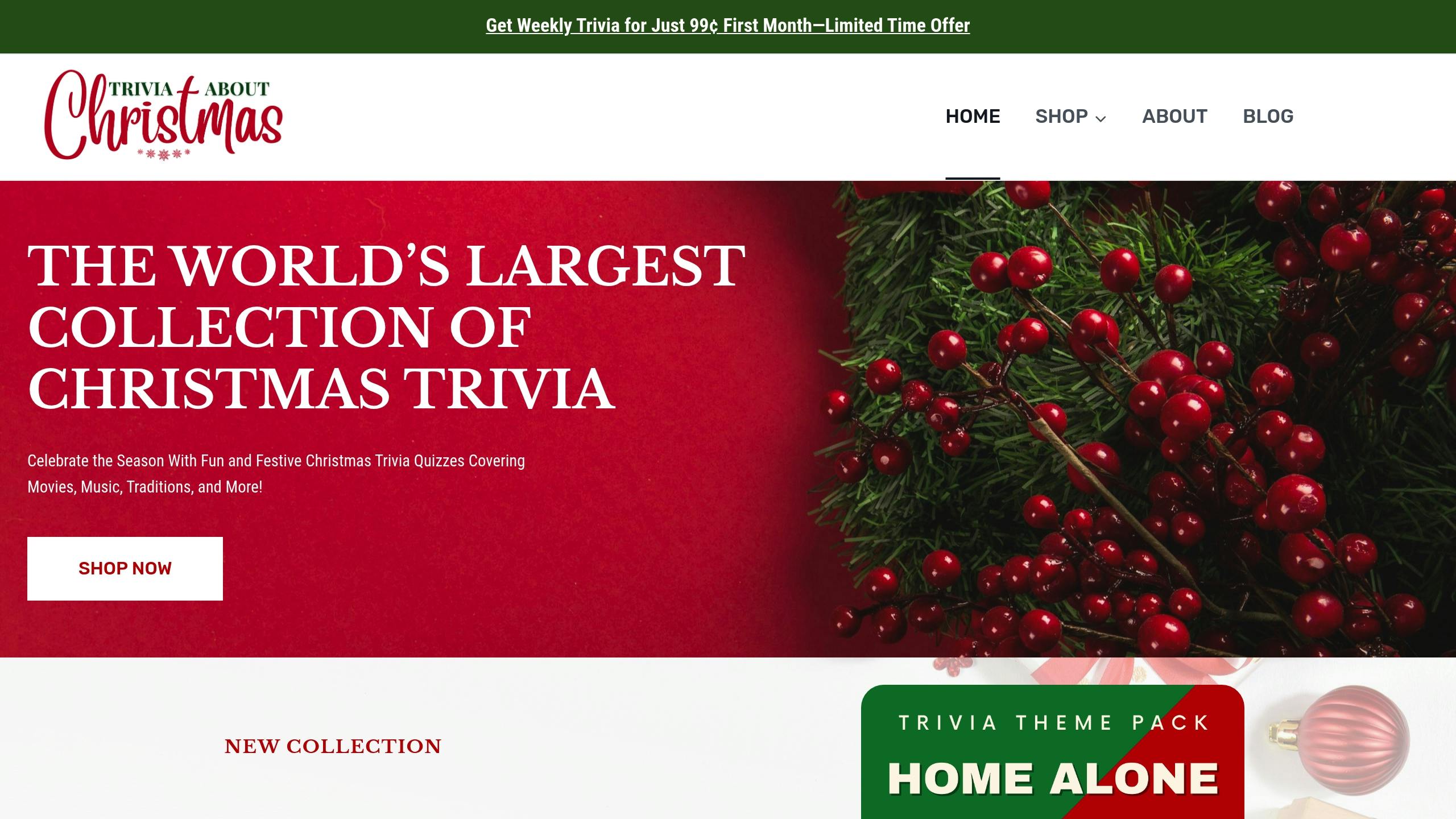 Trivia About Christmas