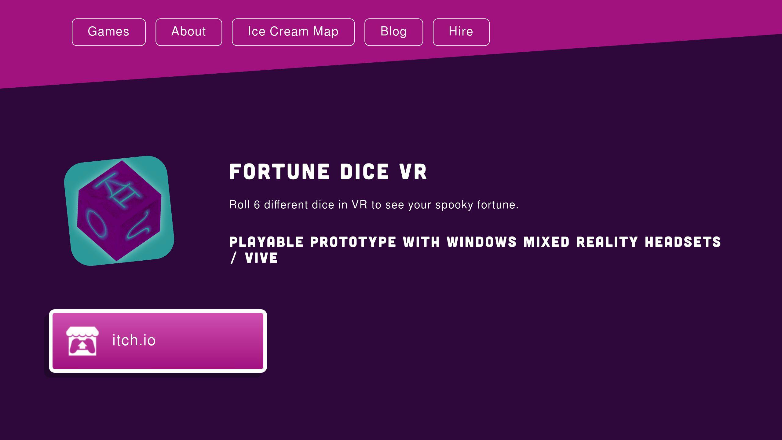 Fortune Dice VR