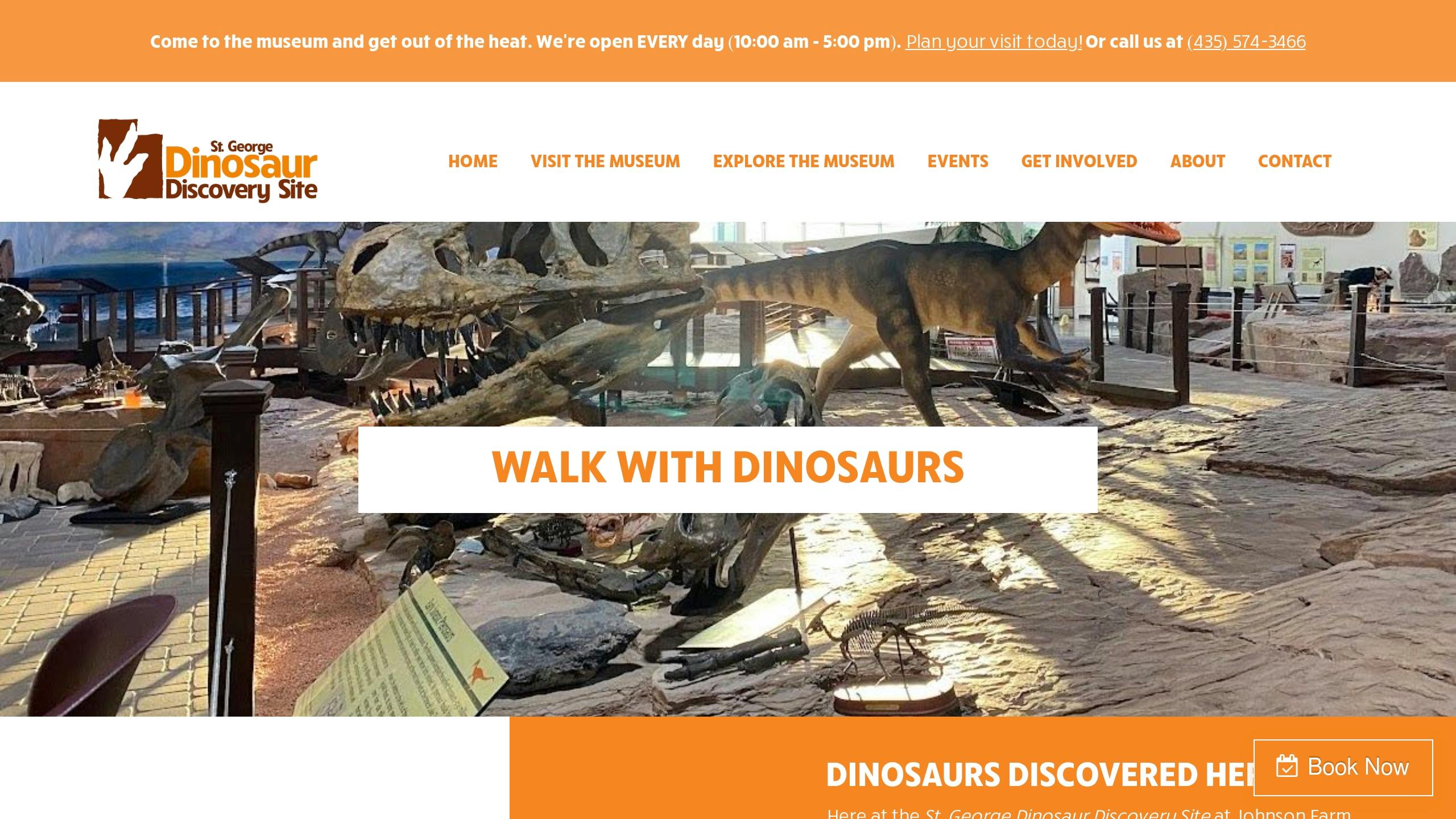 St. George Dinosaur Discovery Site at Johnson Farm