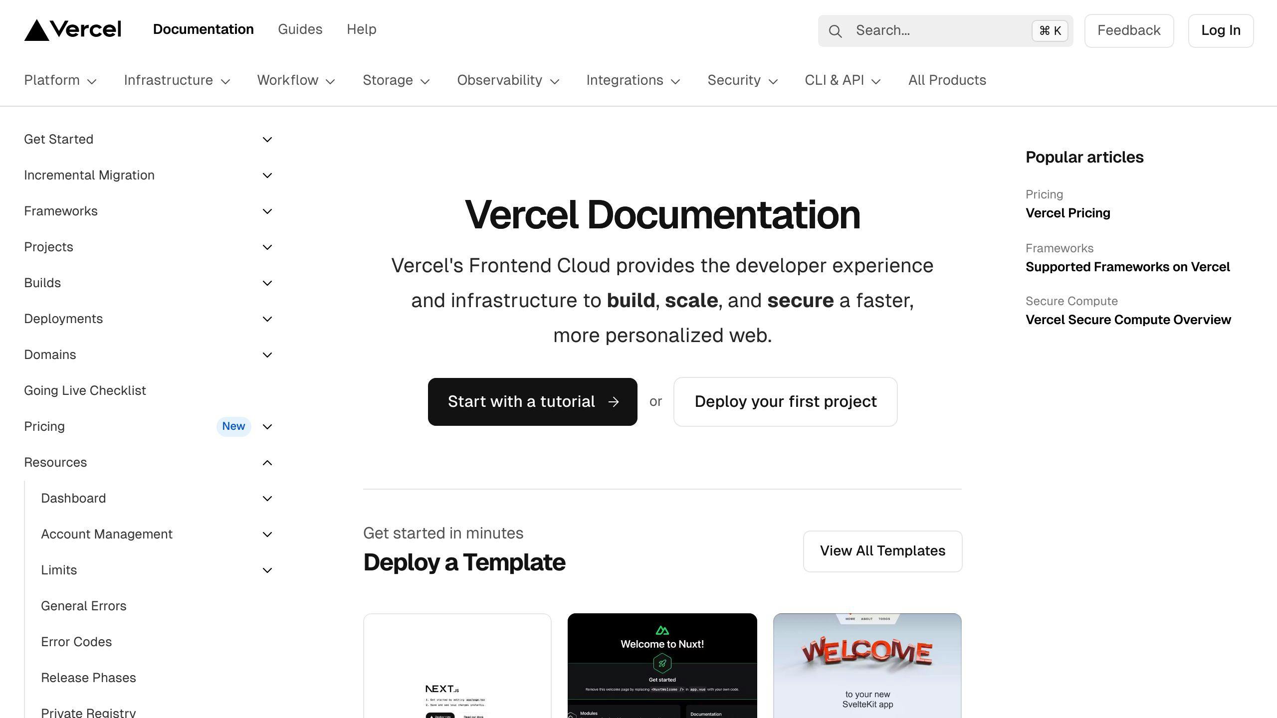 Vercel Documentation