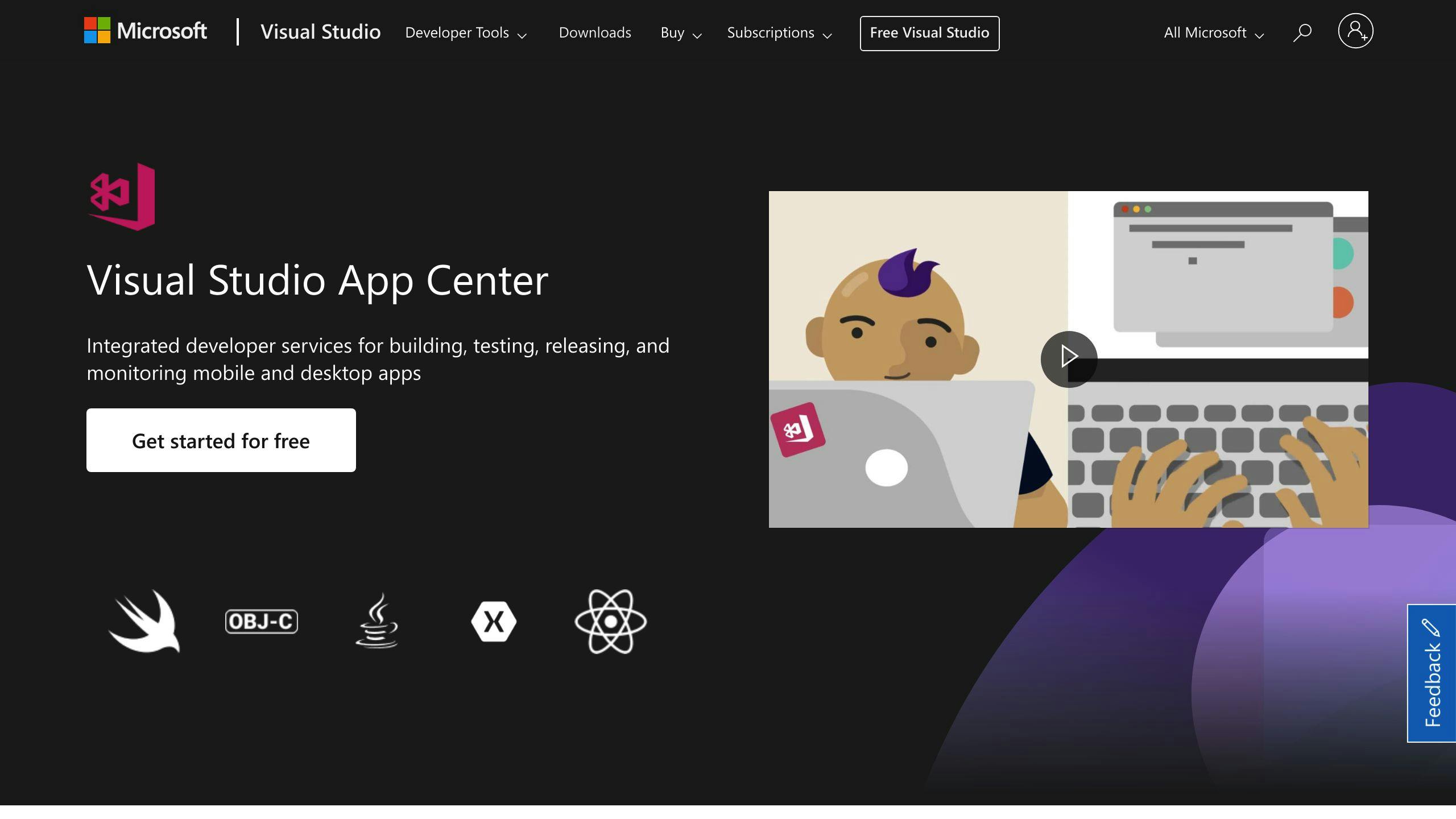 Visual Studio App Center