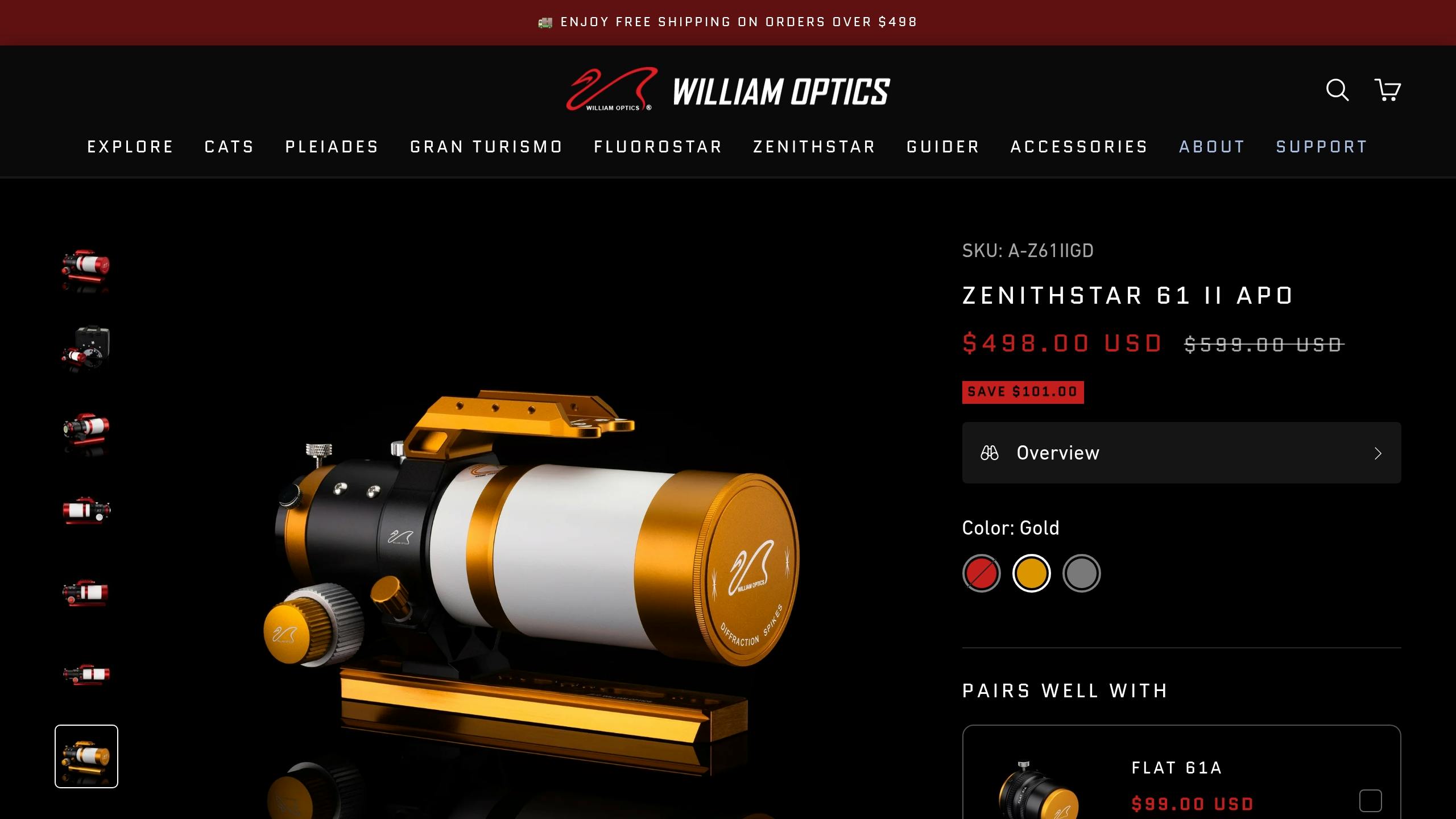 William Optics Zenithstar 61 II APO