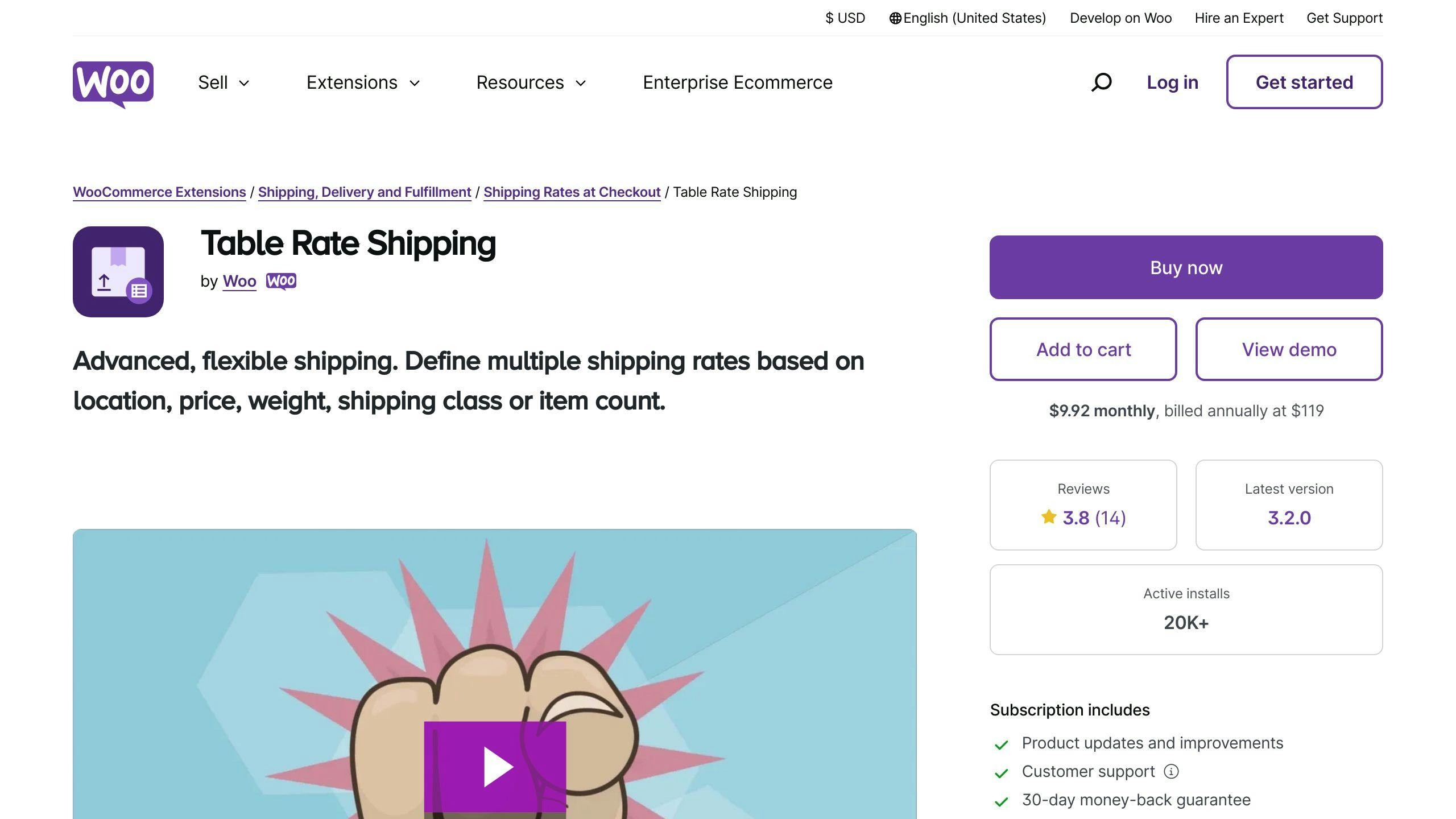 Table Rate Shipping Rules