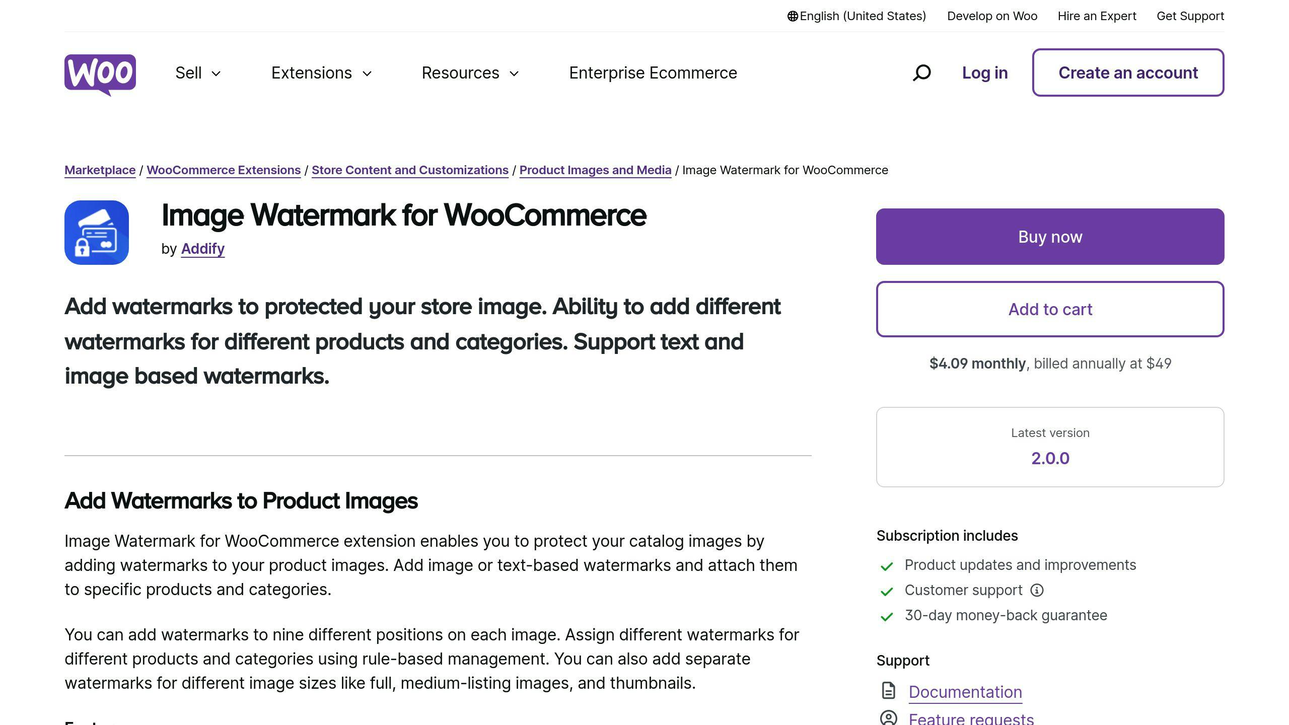 WooCommerce Image Watermark