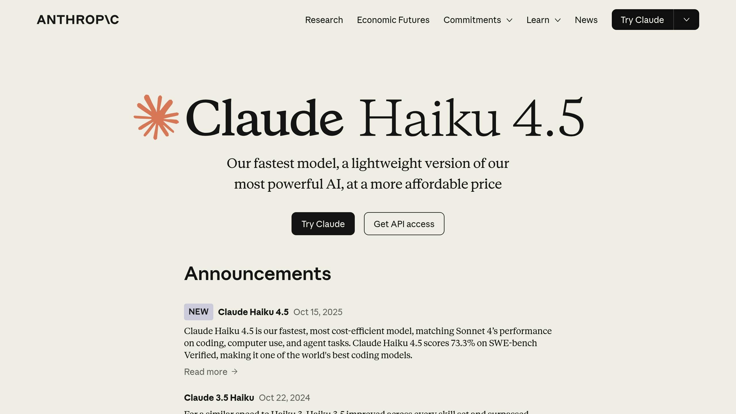 Claude Haiku 4.5