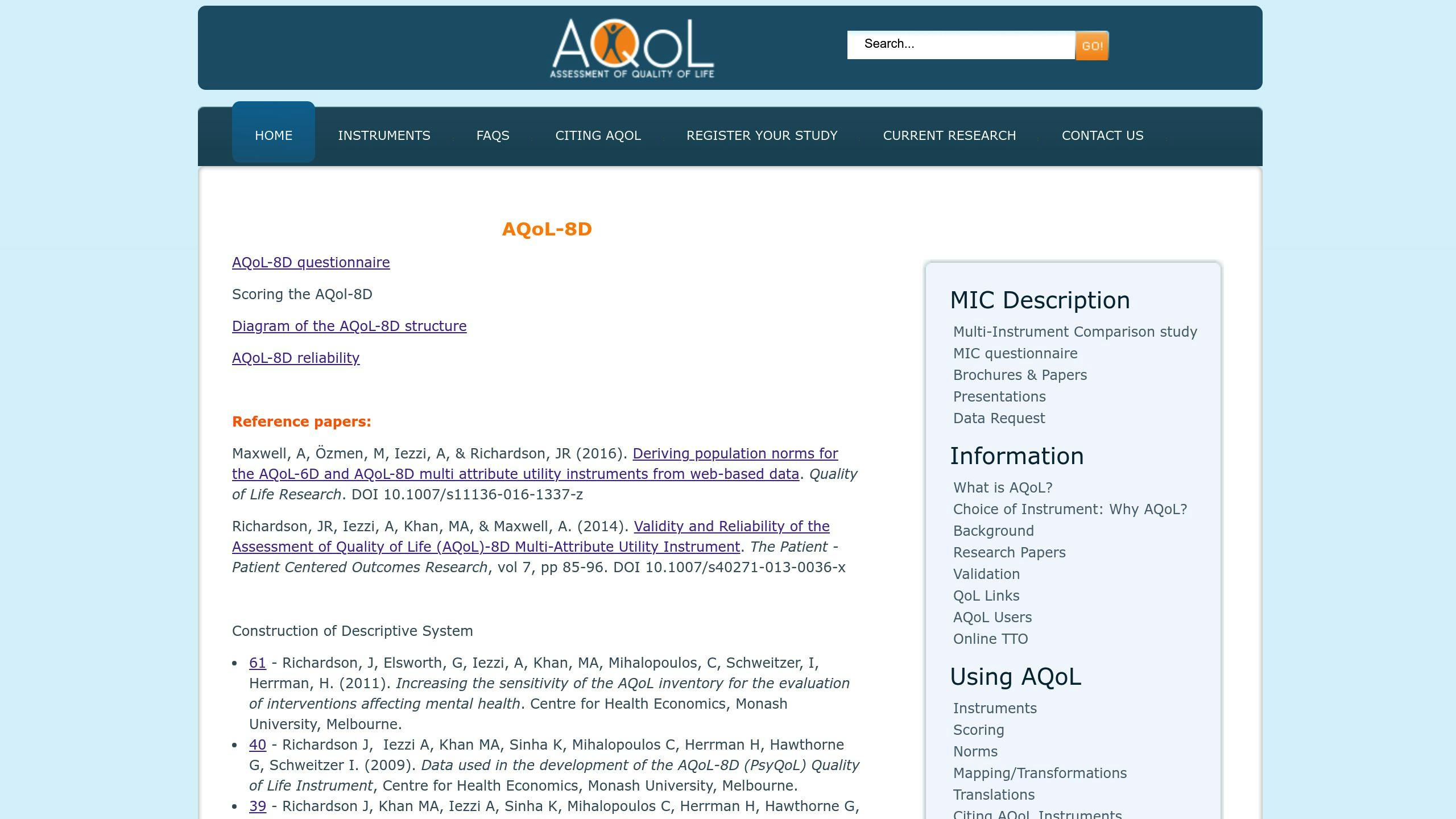 AQoL-8D