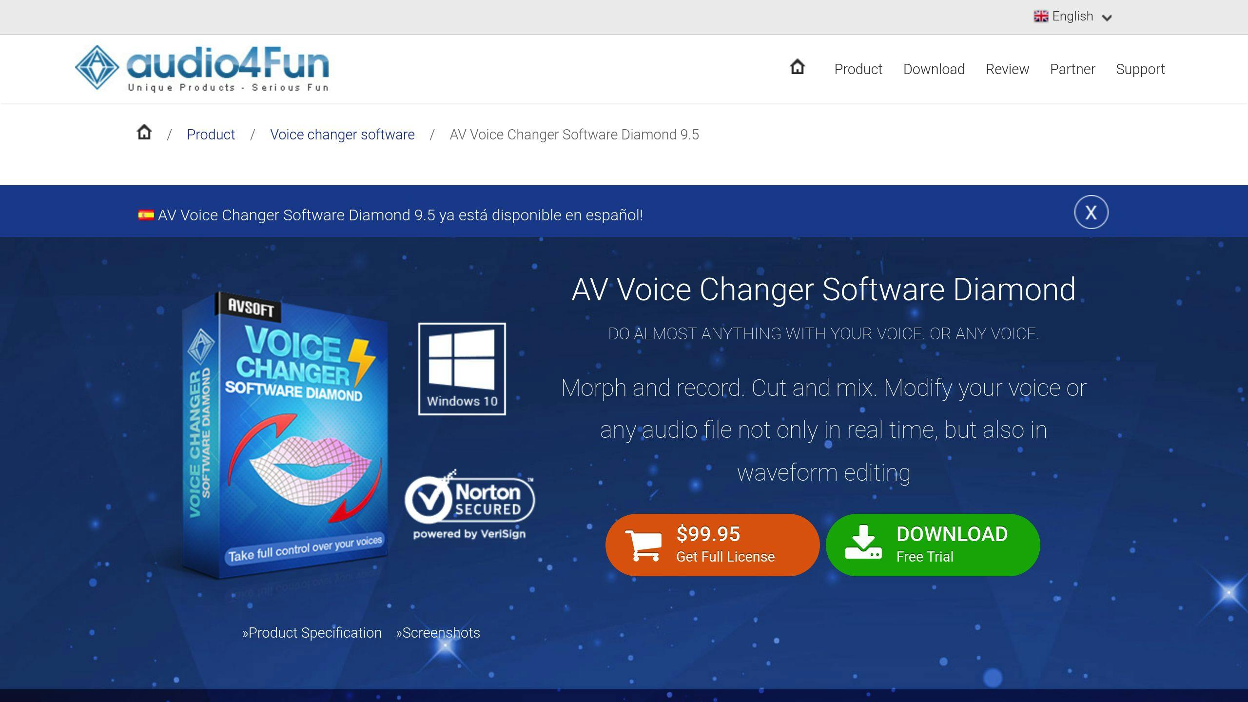 AV Voice Changer Software Diamond