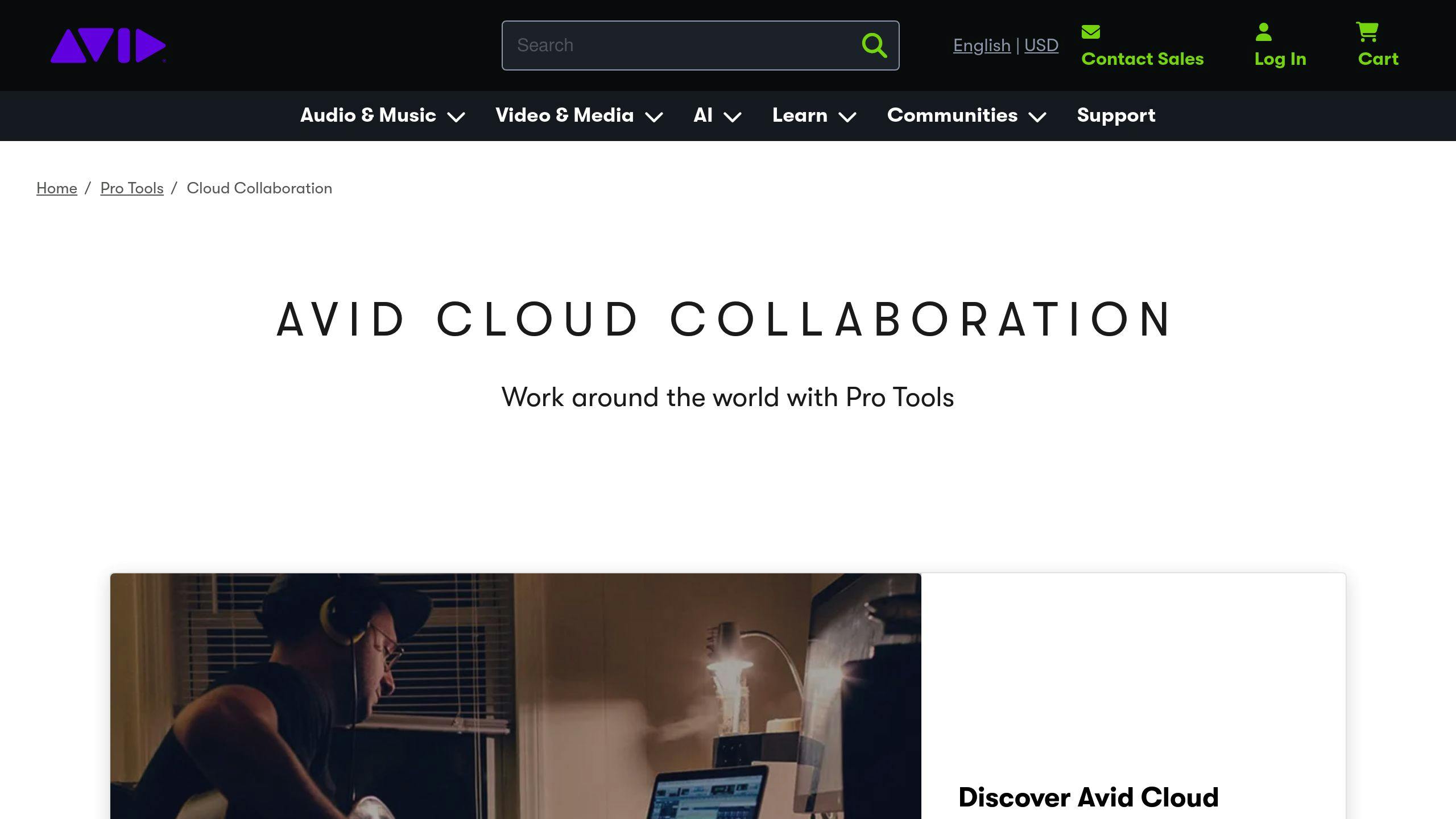 Avid Cloud Collaboration