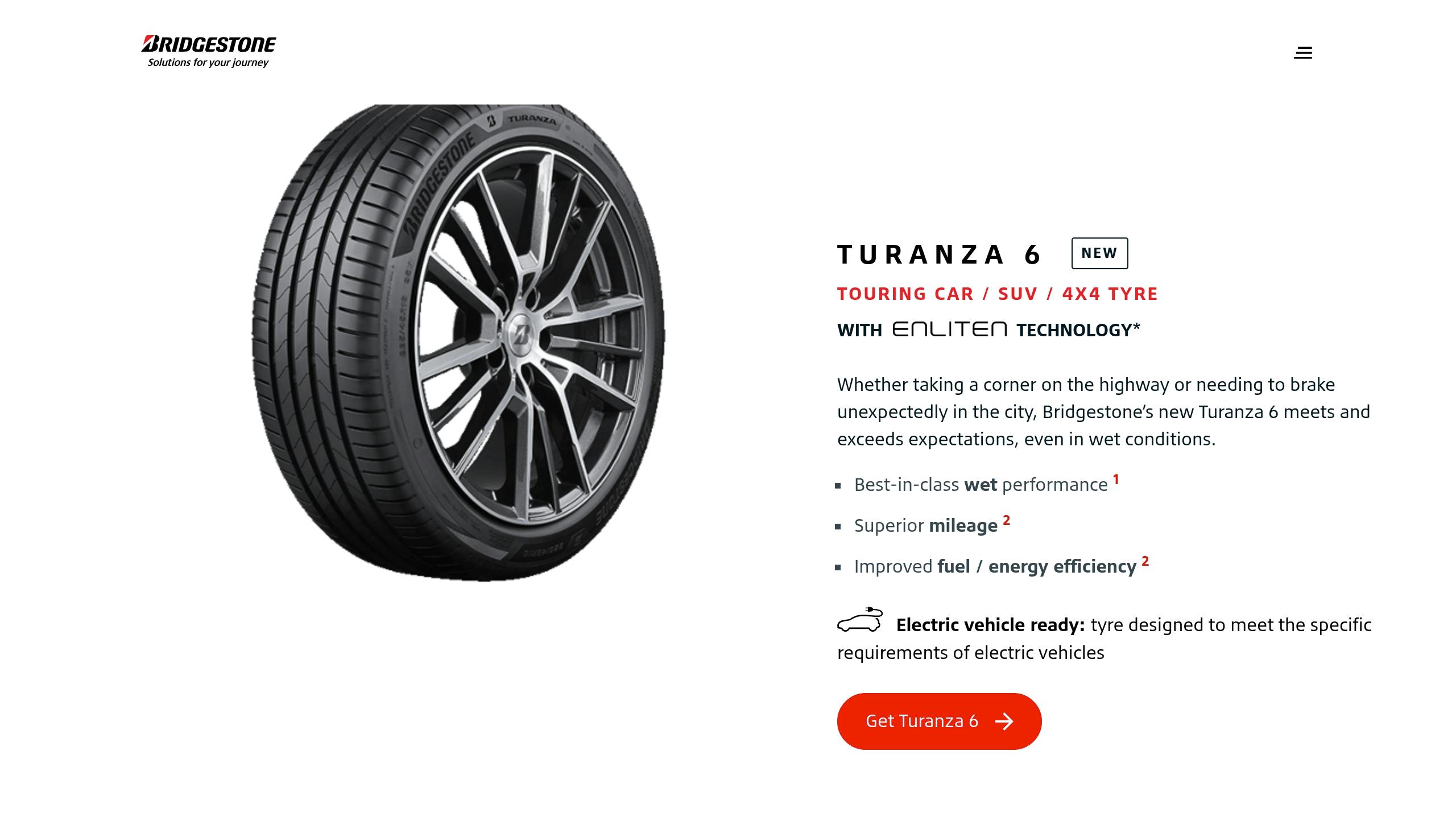 Bridgestone Turanza 6