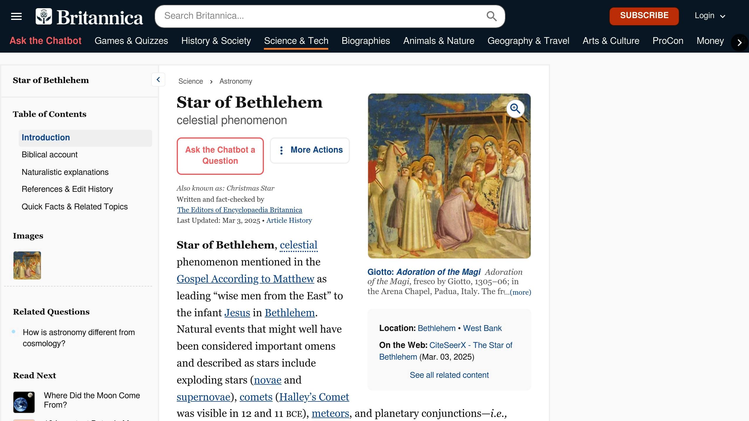 Star of Bethlehem