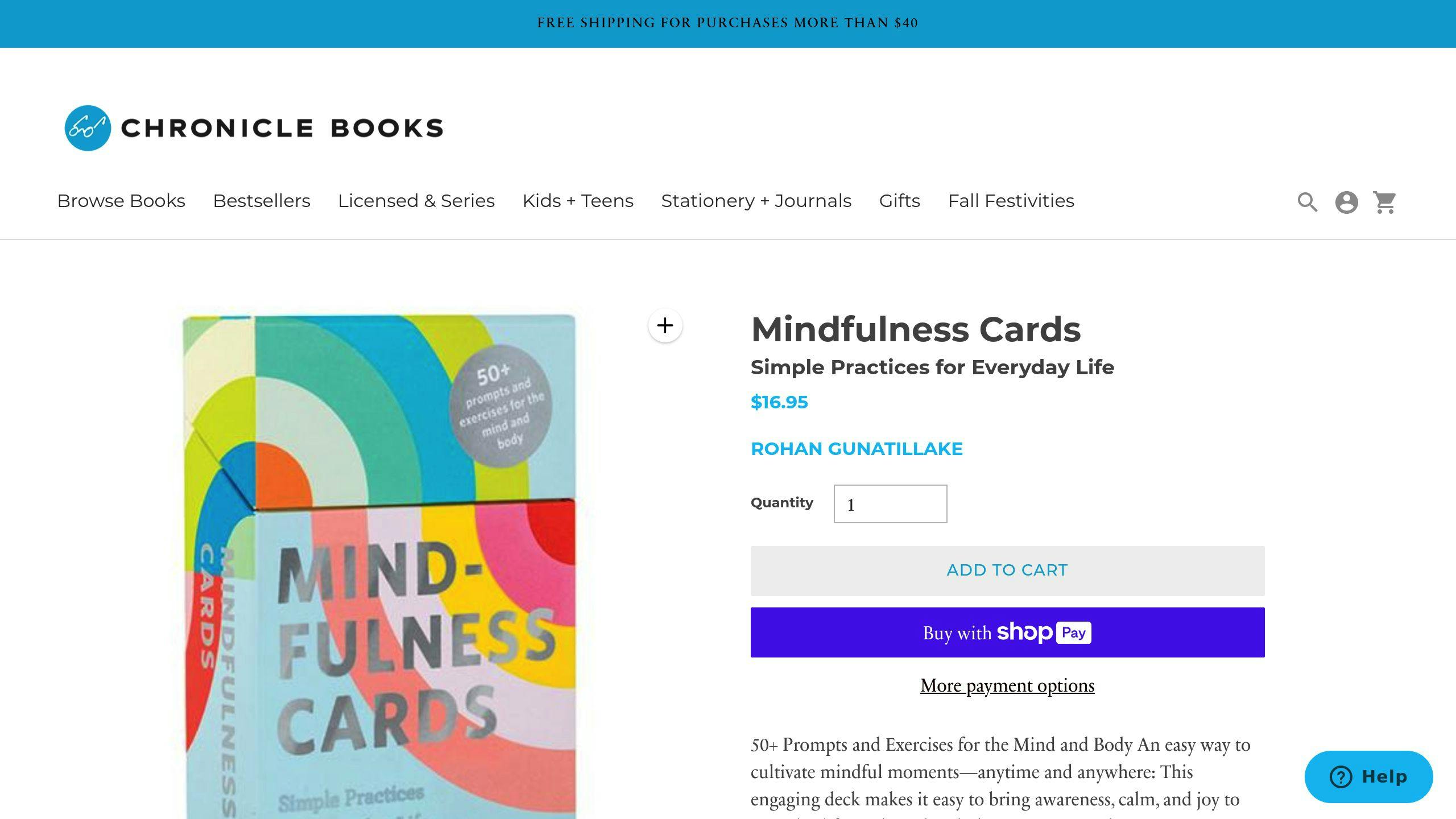 Mindfulness Cards