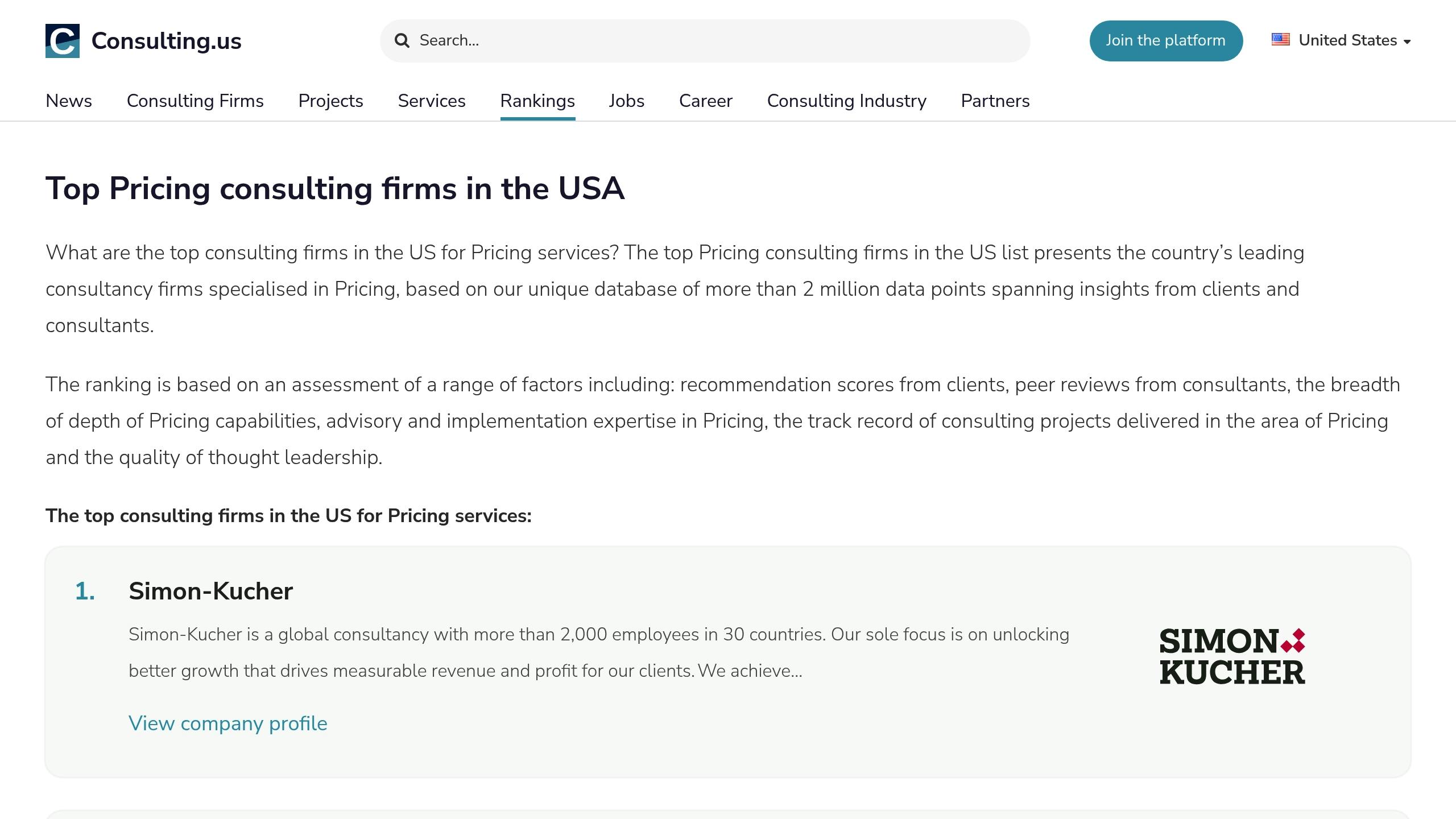 Top Consulting Firms Directory