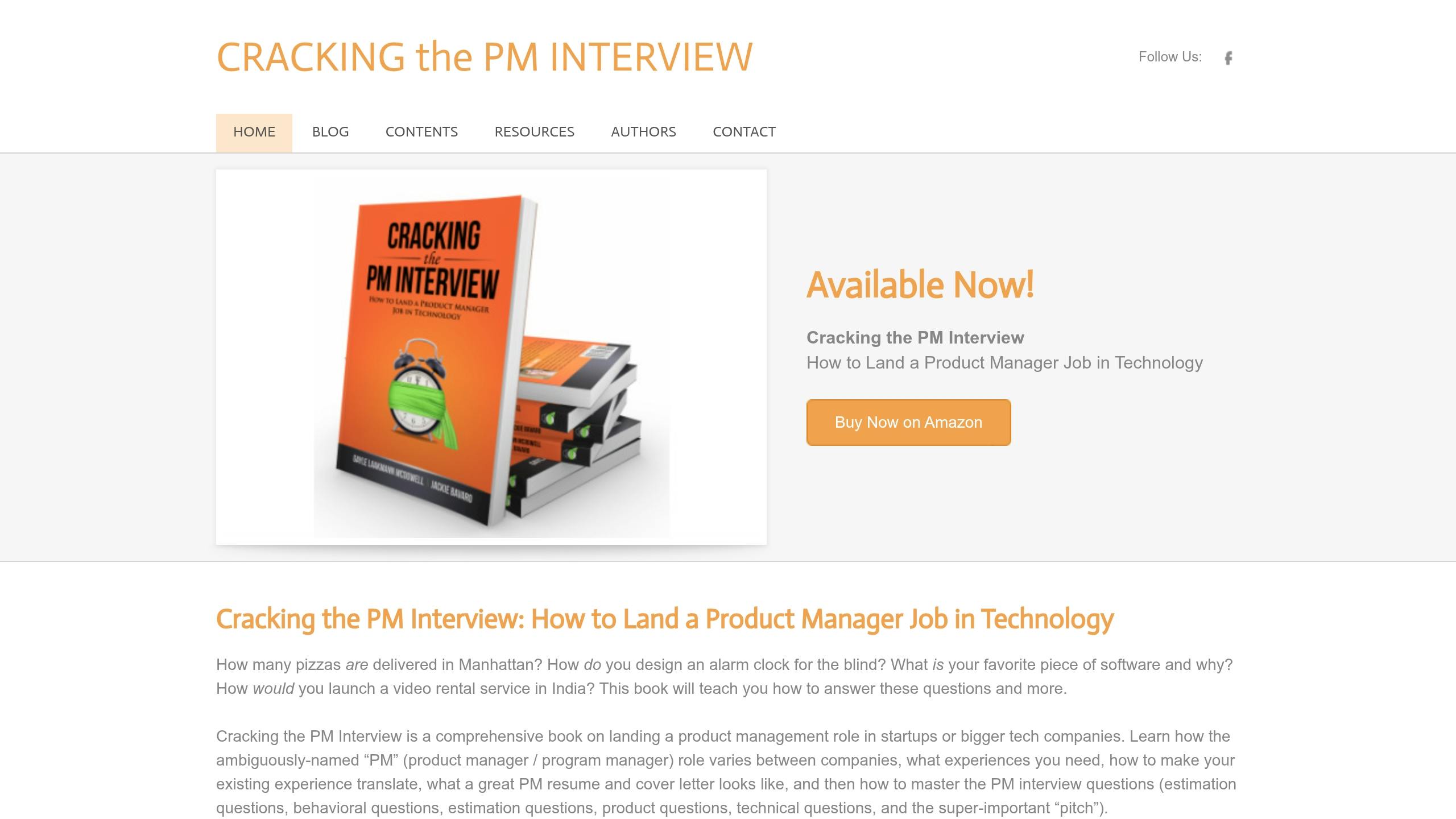 Cracking the PM Interview