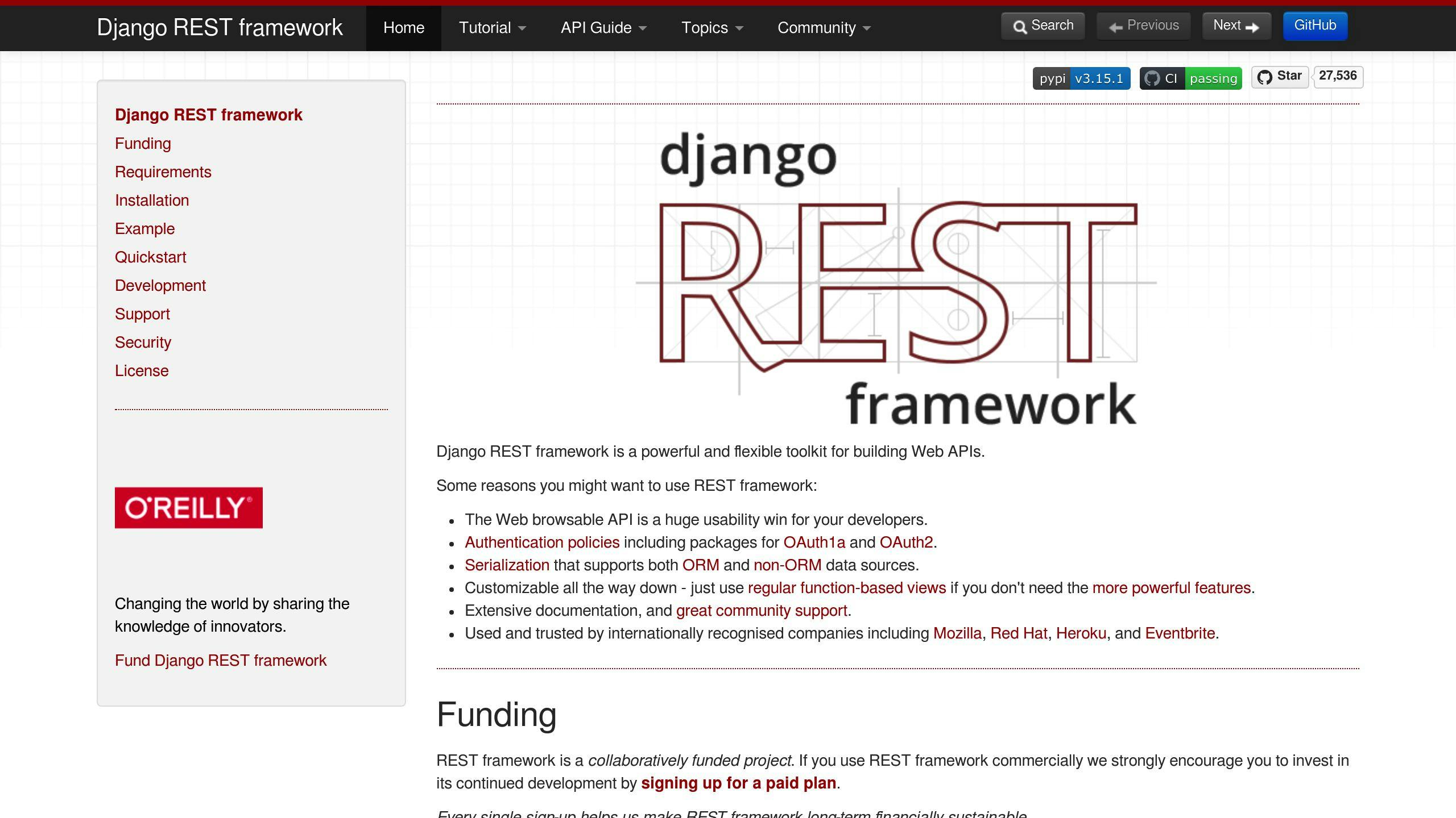 Django REST Framework