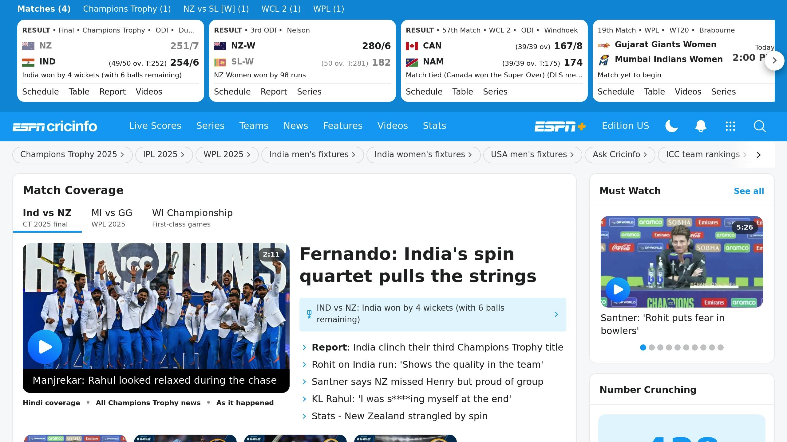 ESPNcricinfo