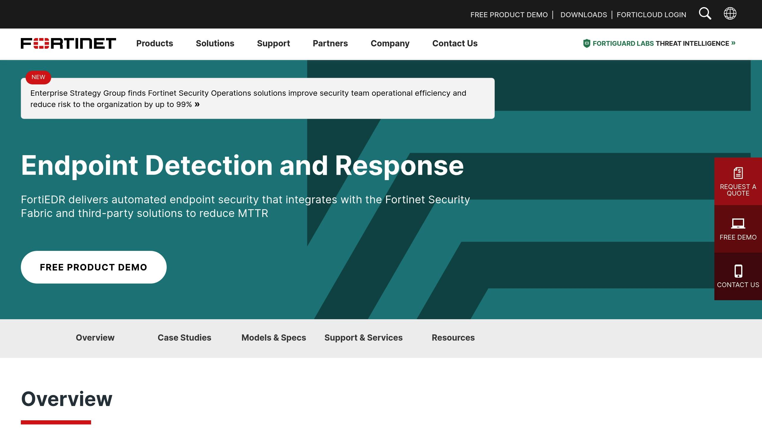 Fortinet FortiEDR